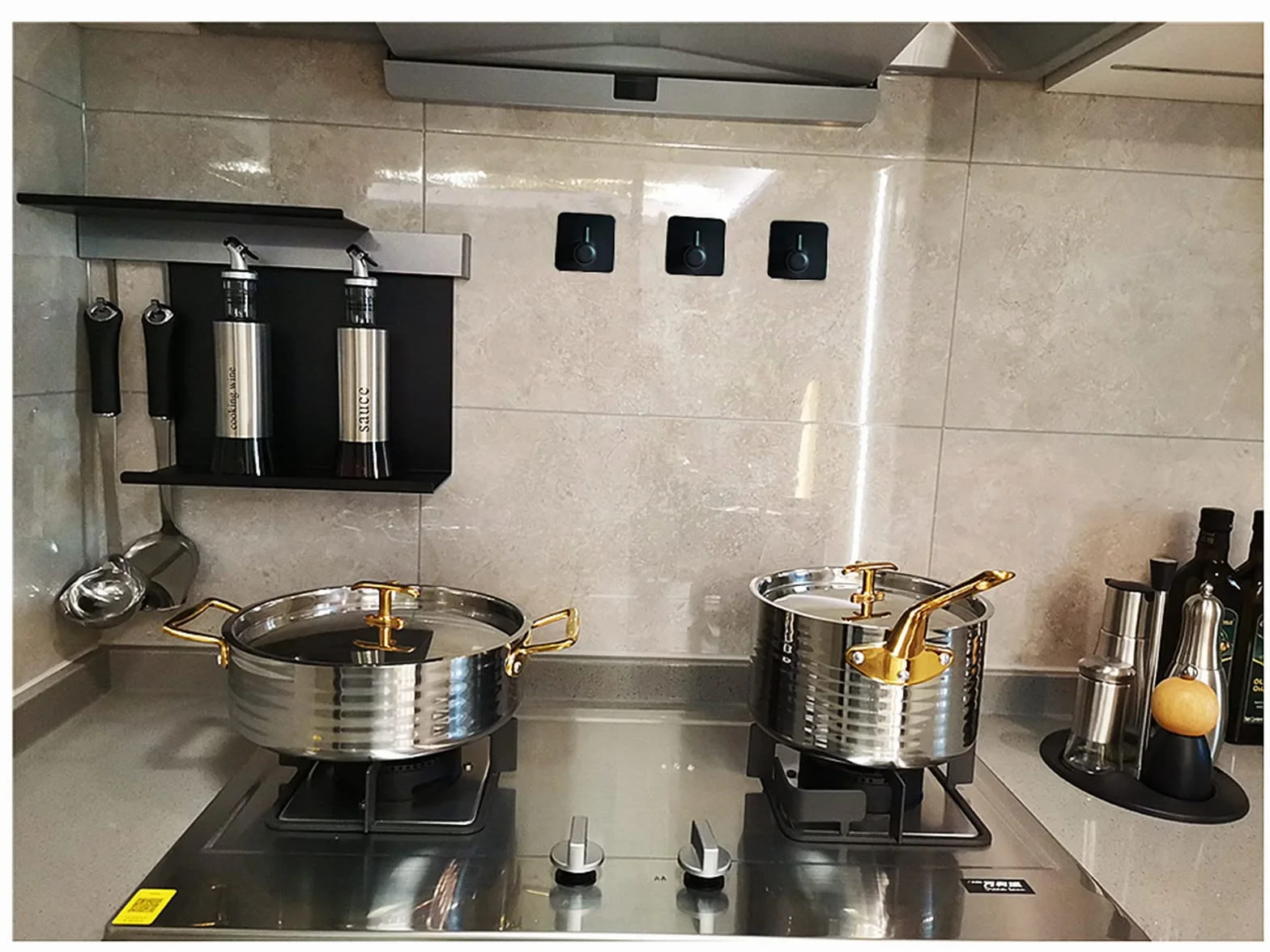 Ganchos para toallas, 6 unidades, autoadhesivos, ganchos de pared, sin agujeros, de acero inoxidable, ideal para baño, baño, cocina, oficina,negro