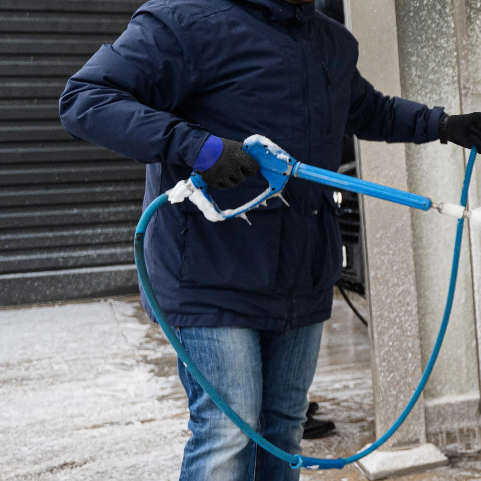 Kebada T2 - Guantes de trabajo de invierno impermeables para hombres y mujeres, guantes de congelador con aislamiento térmico para trabajar en el congelador para clima frío, revestimiento 100% látex