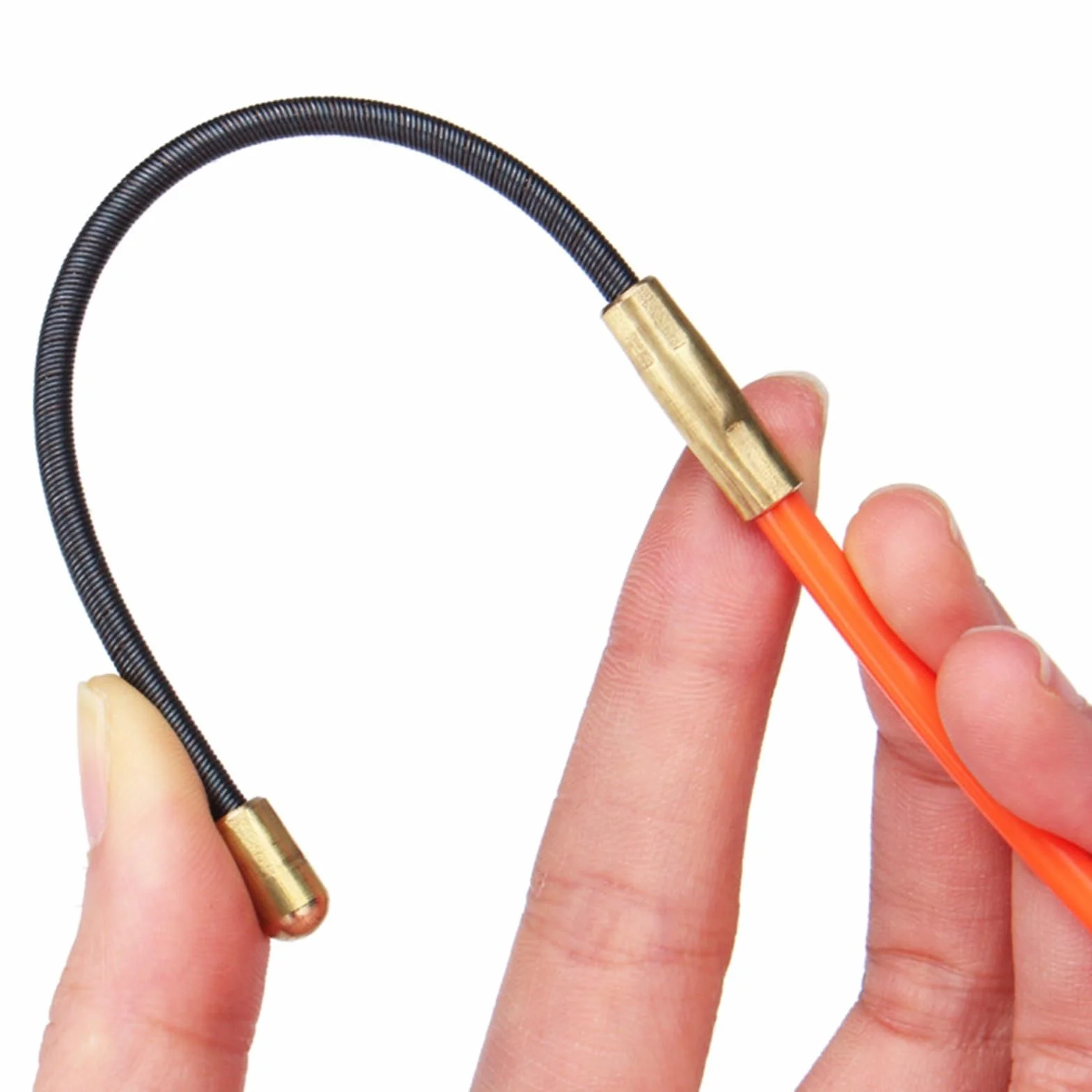 Extractor de cable Empujadores de cable Empujador Nuevo dispositivo de guía eléctrico Conjuntos de cables Cables eléctricos Cinta pescadora Alambre liso for cables de electricista(30M)