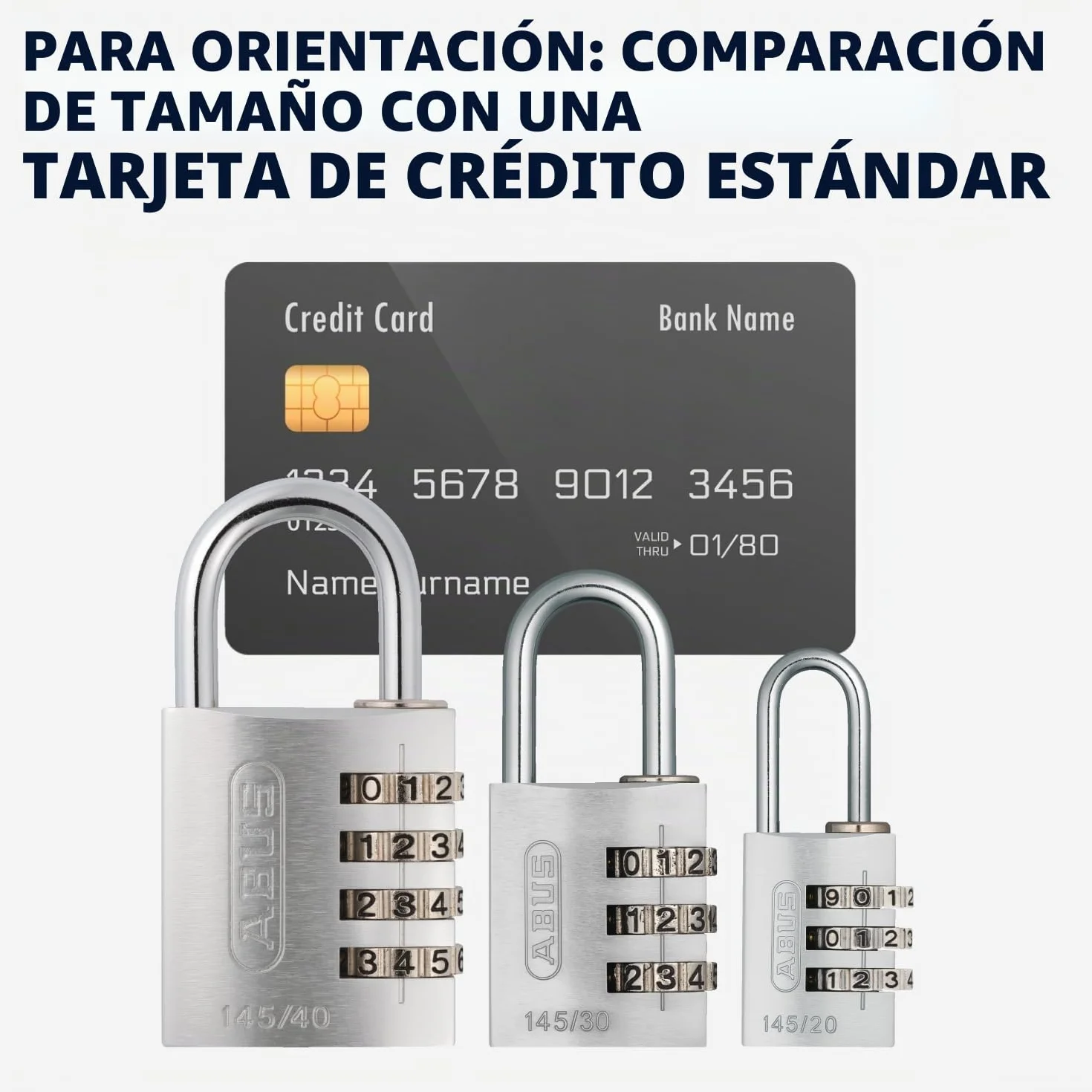 ABUS Candado de combinación 145/40 verde - candado para maletas, taquillas y mucho más - candado de aluminio - código numérico personalizable - nivel de seguridad ABUS 4