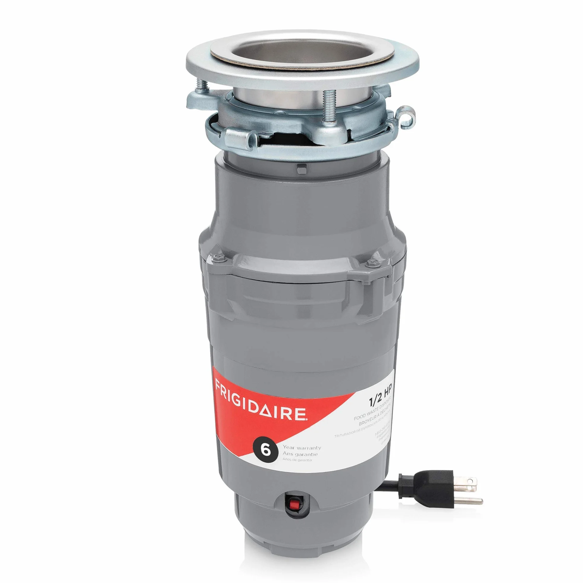 FRIGIDAIRE FF05DISPC1 HP - Triturador de basura con cable para fregaderos de cocina, 1/2 caballos de fuerza