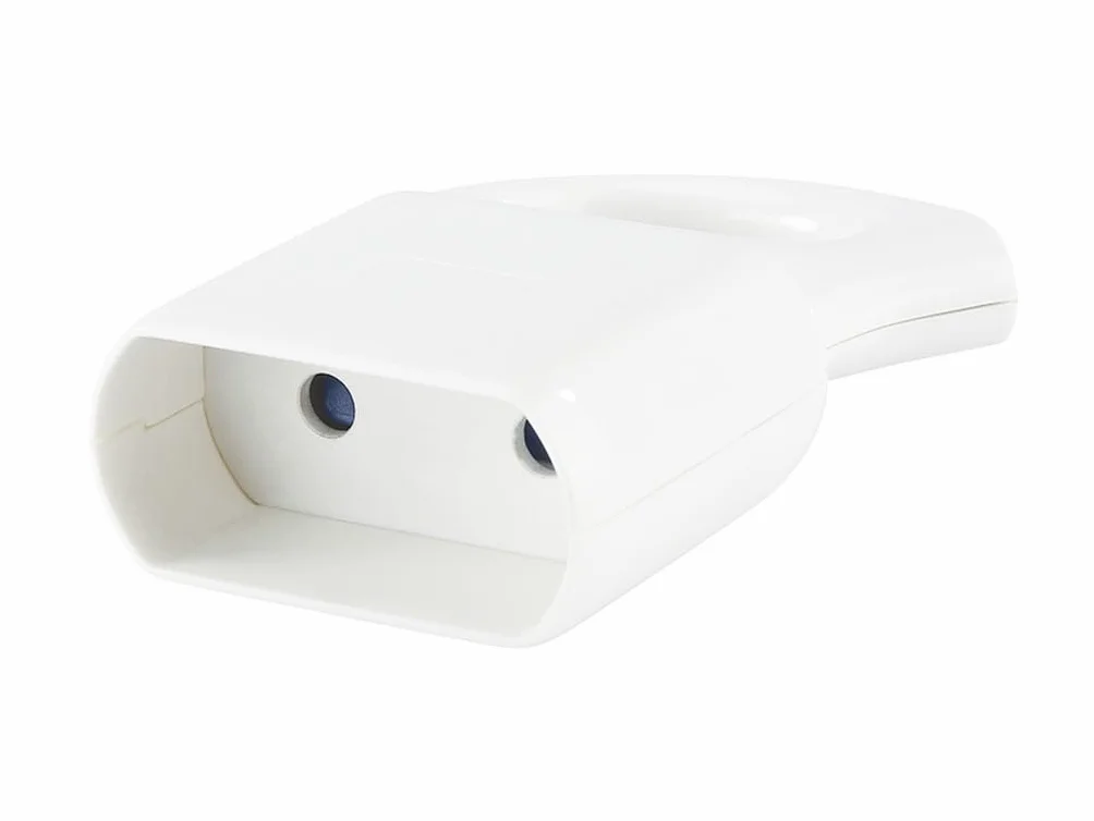 Base aérea con asa, 10A, 250V; ideal para conexiones eléctricas seguras en entornos domésticos y profesionales.