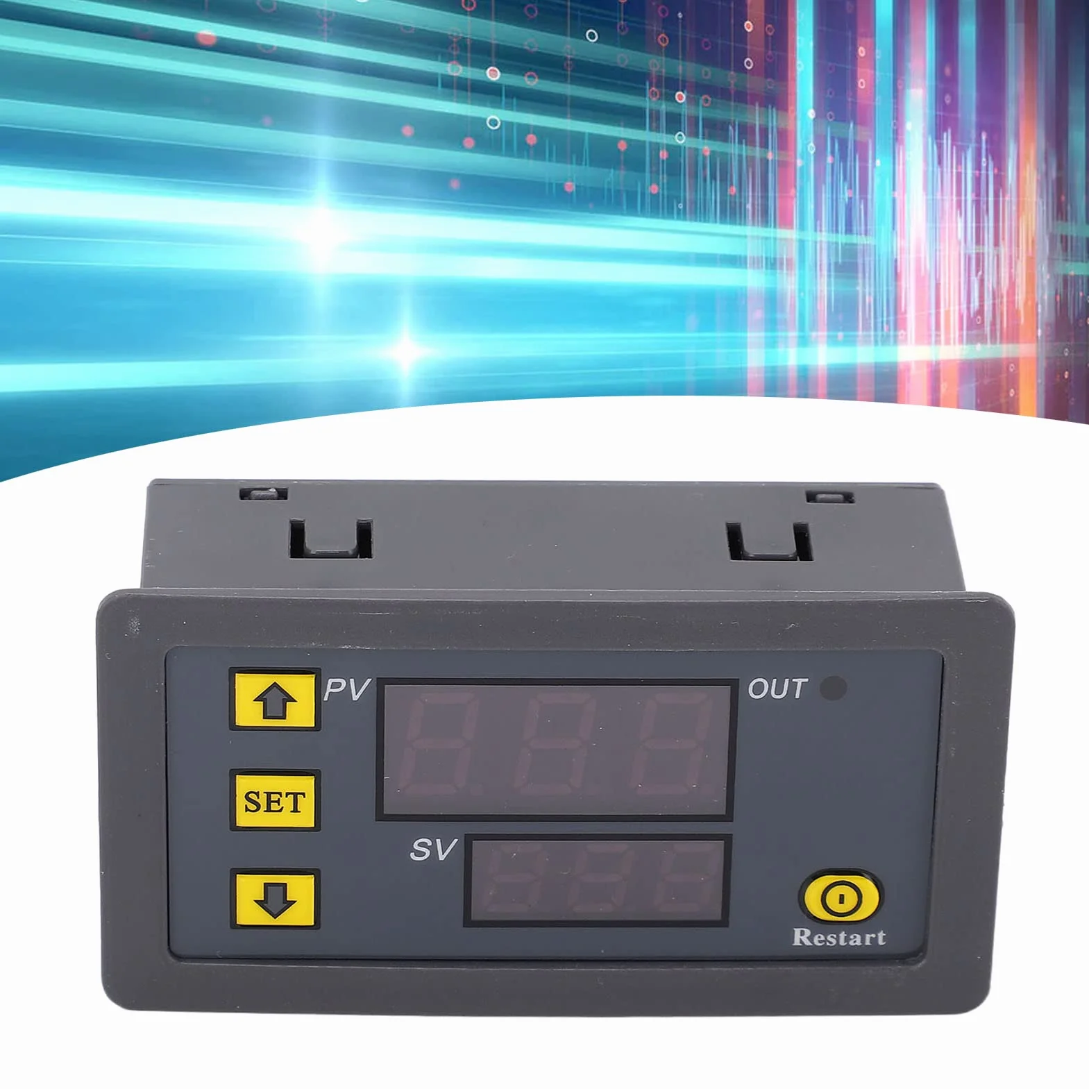 Relé de temporizador digital módulo de interruptor de temporizador normalmente abierto con pantalla digital para una potencia de control inteligente (AC110V-220V)