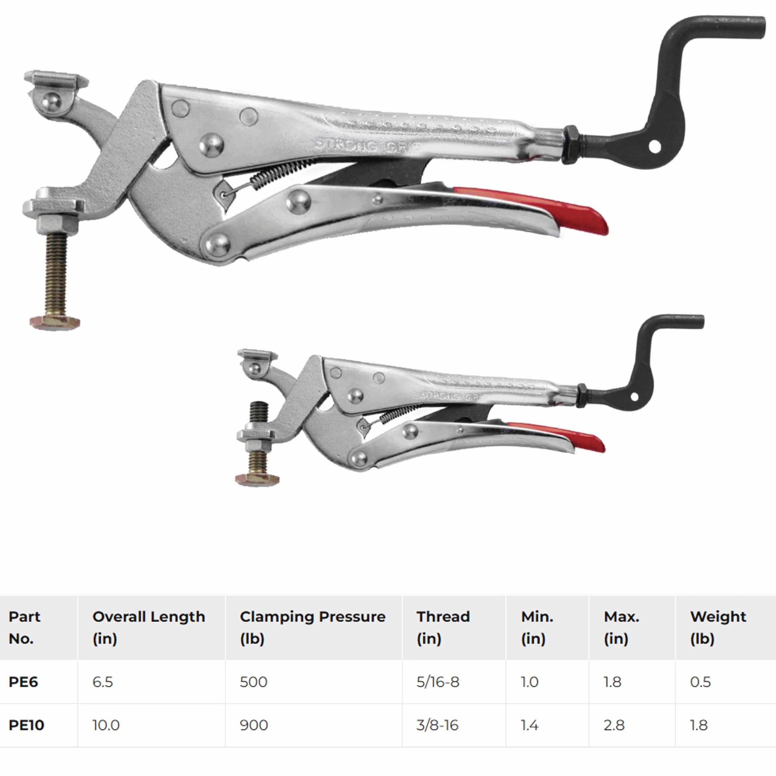 Strong Hand Tools PE6M expand-o - Alicates 25 mm, presión de pinza 227 kg.