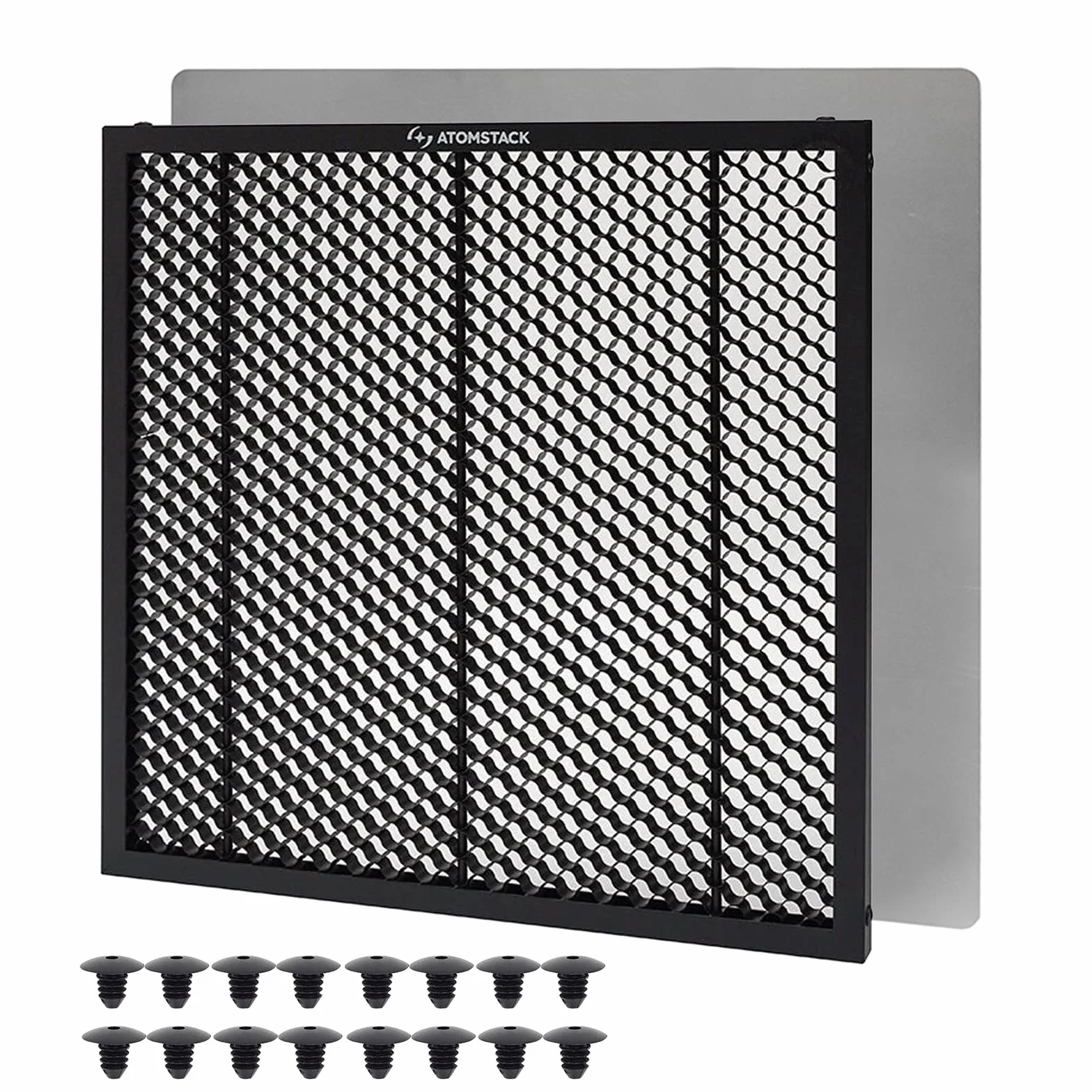ATOMSTACK F2N Láser Panal de abeja 300 x 300 mm Metal Honeycomb Protector de mesa universal para máquina de grabado láser Swift CO2 Diodos Laser Disipación del Calor