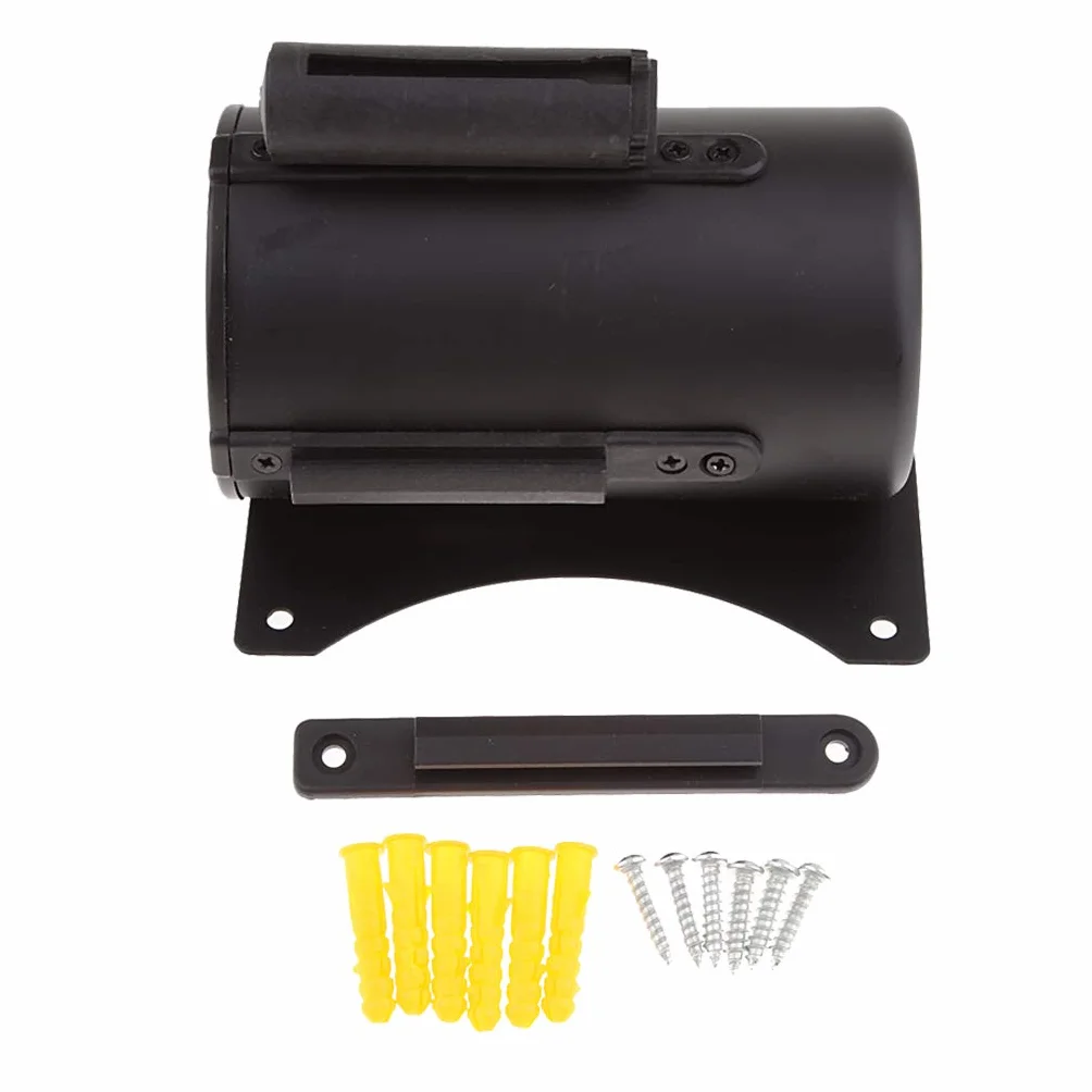 5m Cinta de Retráctil Cinturón de Seguro para Montaje en Pared - Negro y Amarillo - Negro y amarillo