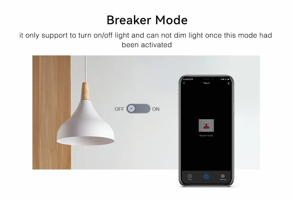 LIGHTEU®, Miboxer Zigbee3.0 y 2.4GHz Push AC 100-240V Triac Dimmer para Lámparas y Focos Regulables, TRI-C1ZR