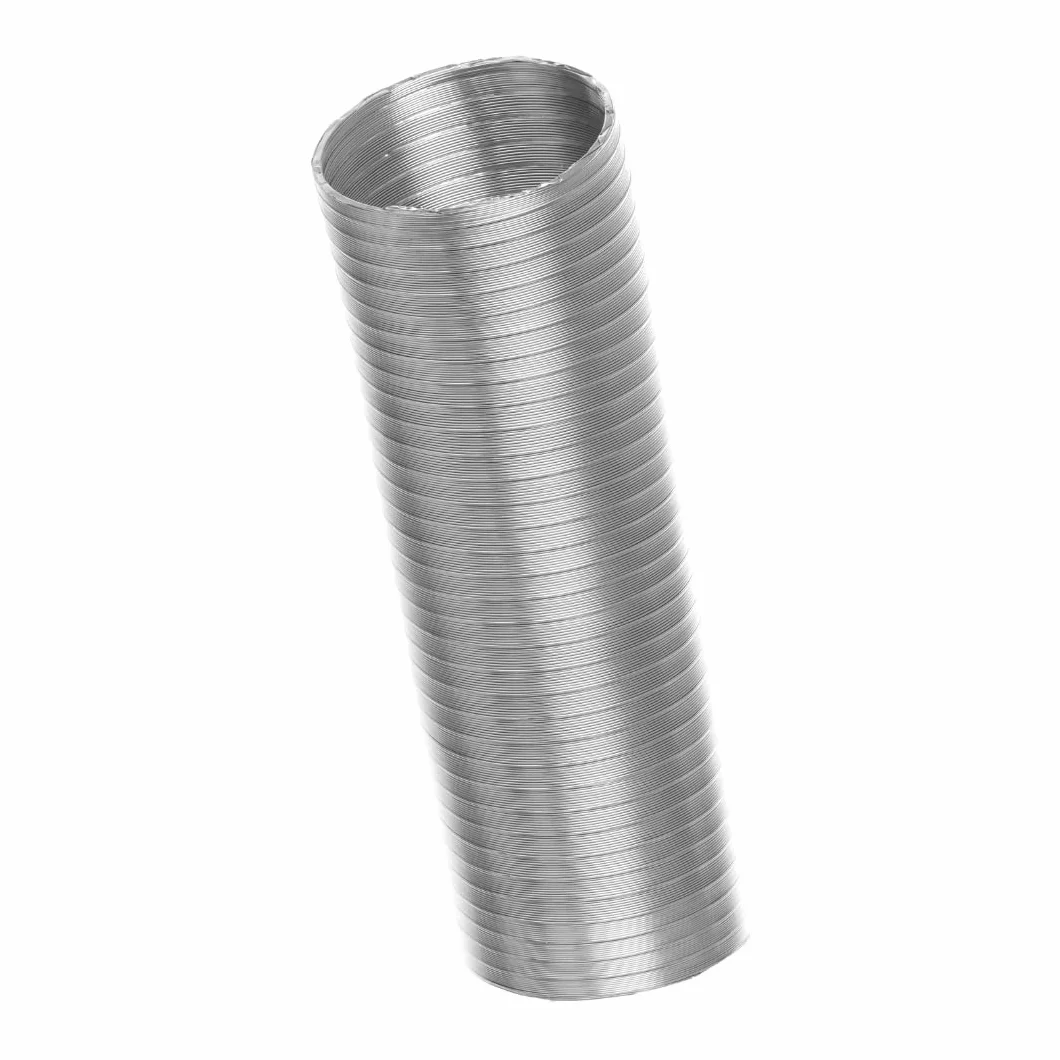 Tubo flexible de aluminio de 100 mm de longitud, 1,5 m, tubo flexible de aluminio, tubo de ventilación