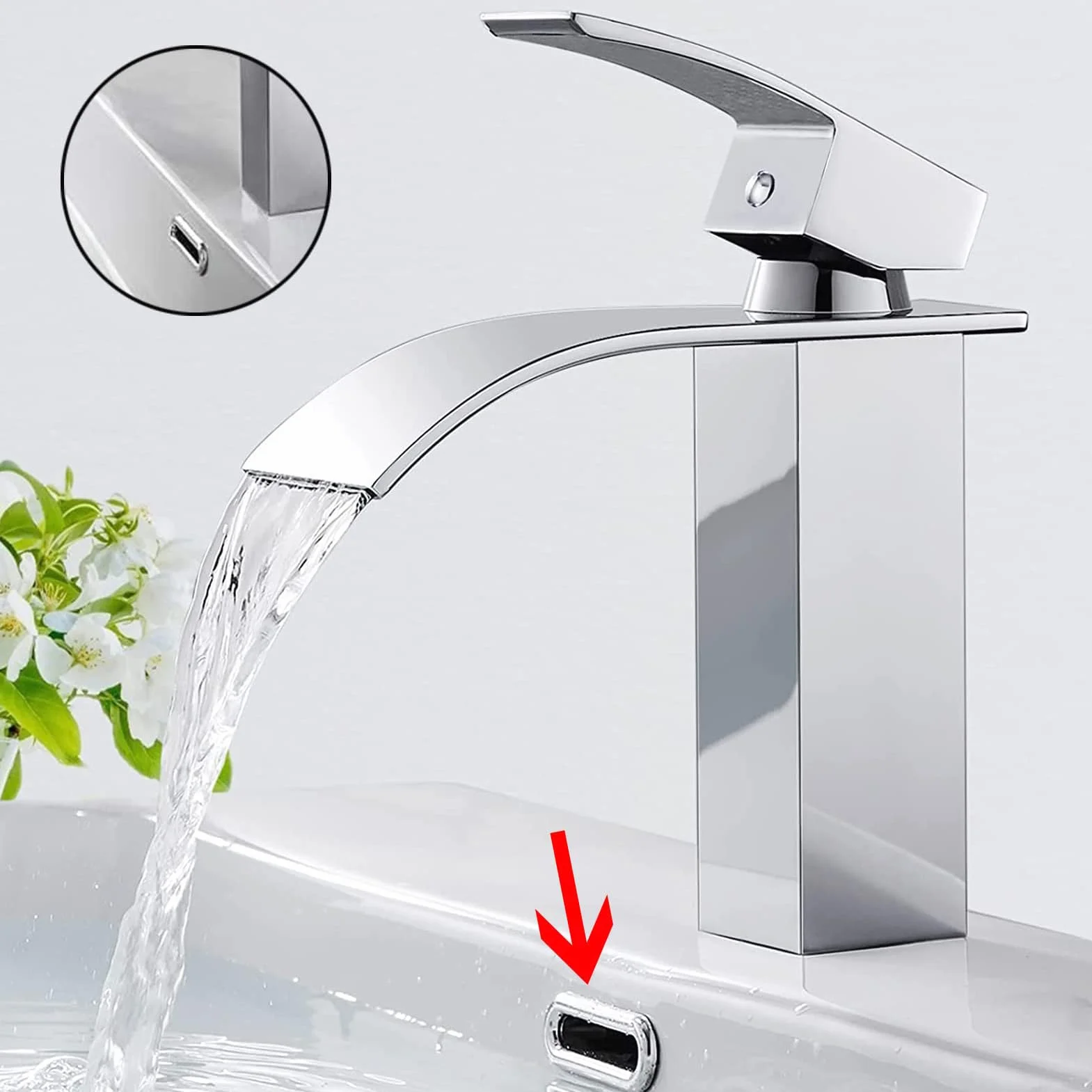 Cubierta de Drenaje Ovalada de Repuesto ABS 47-48 mm x 16-18 mm 4 Piezas para Fregadero de Baño