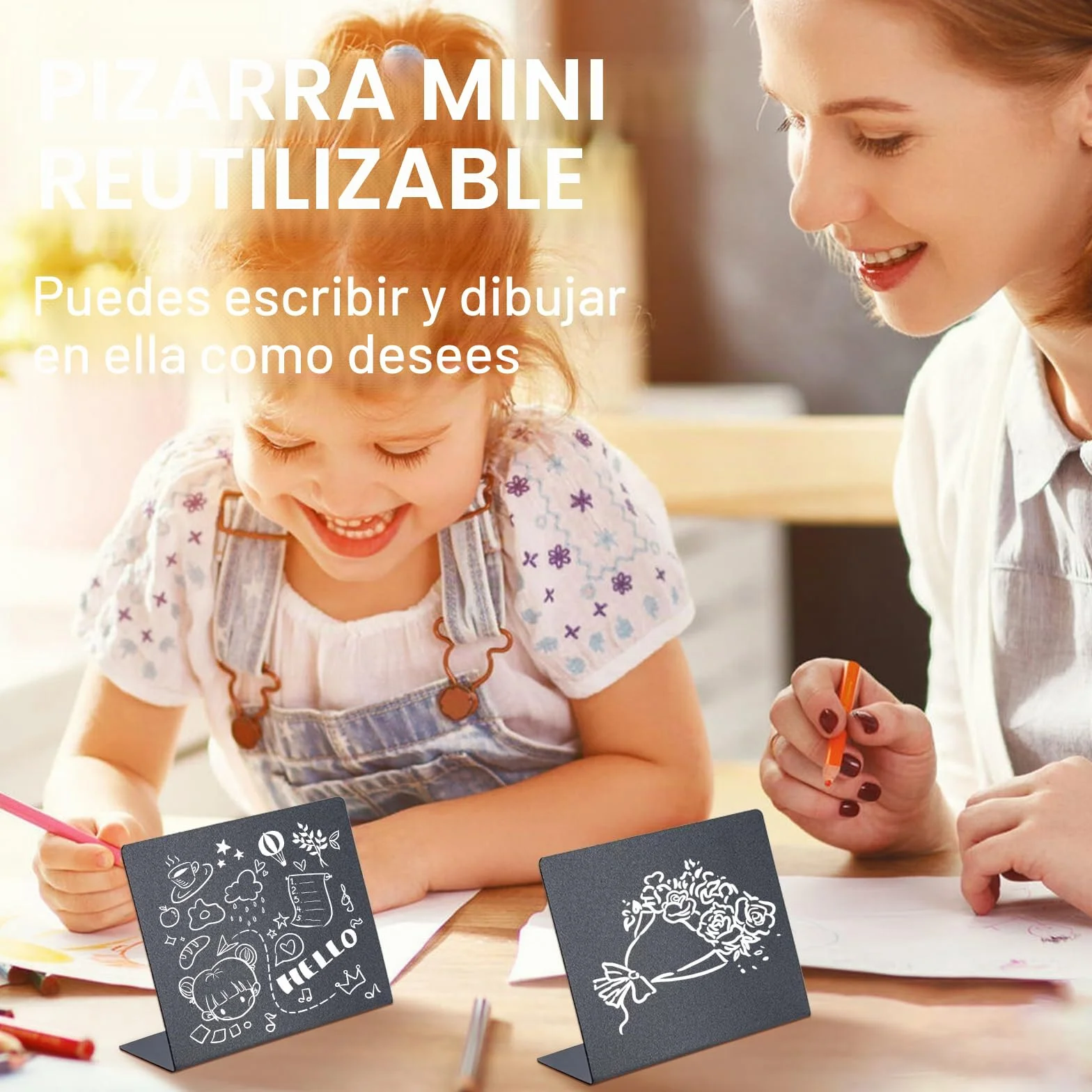 Mini Letreros de Pizarra Reutilizable 30 Piezas para Buffet Restaurante