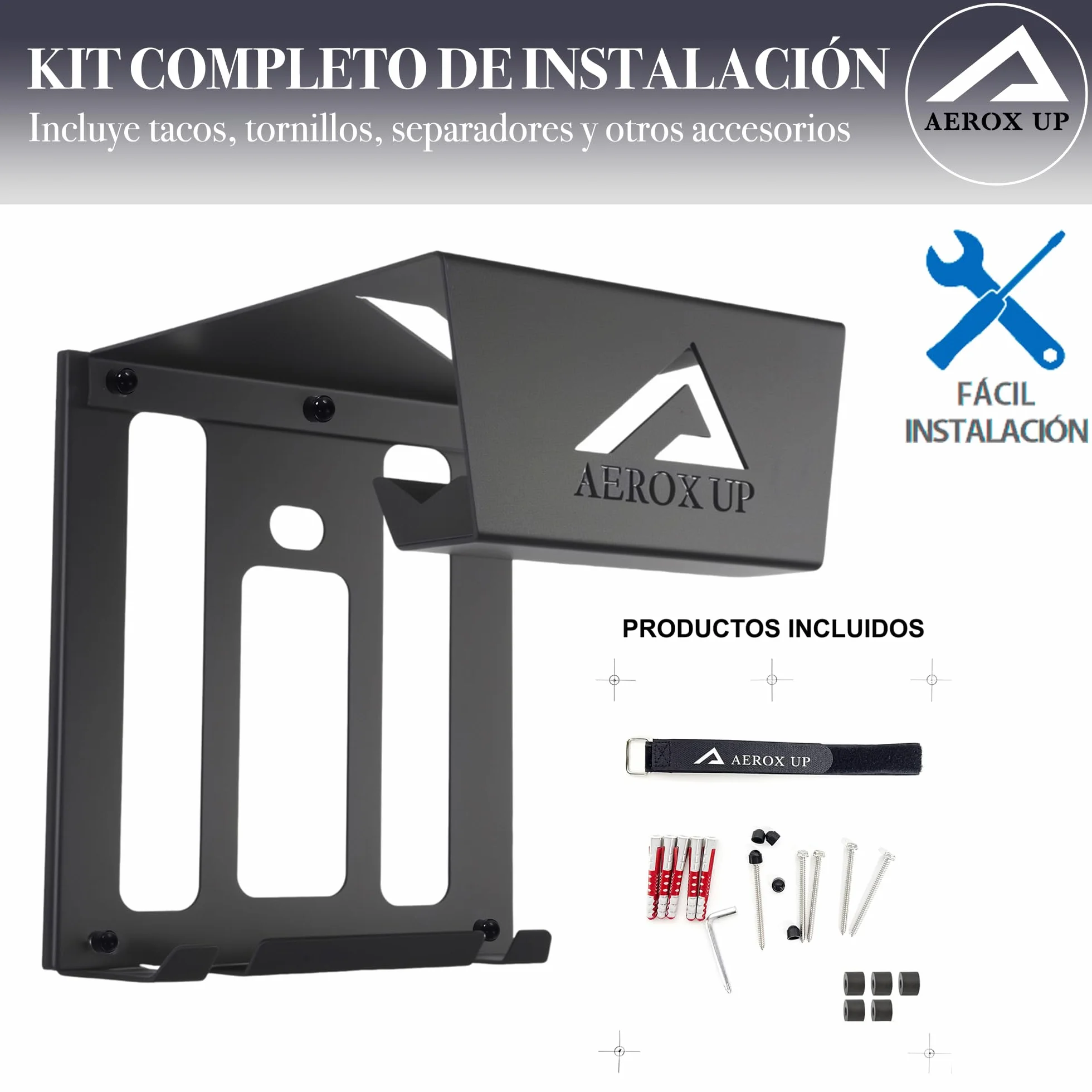 Soporte de Bicicletas Pared - Soporte Pared Bicicleta - Colgador Bicicleta de Pared - Soporte Bici - Bike Stand - Colgar Bicicletas en Pared - Gancho Elevador Bicicleta - Cuelga Bicicletas