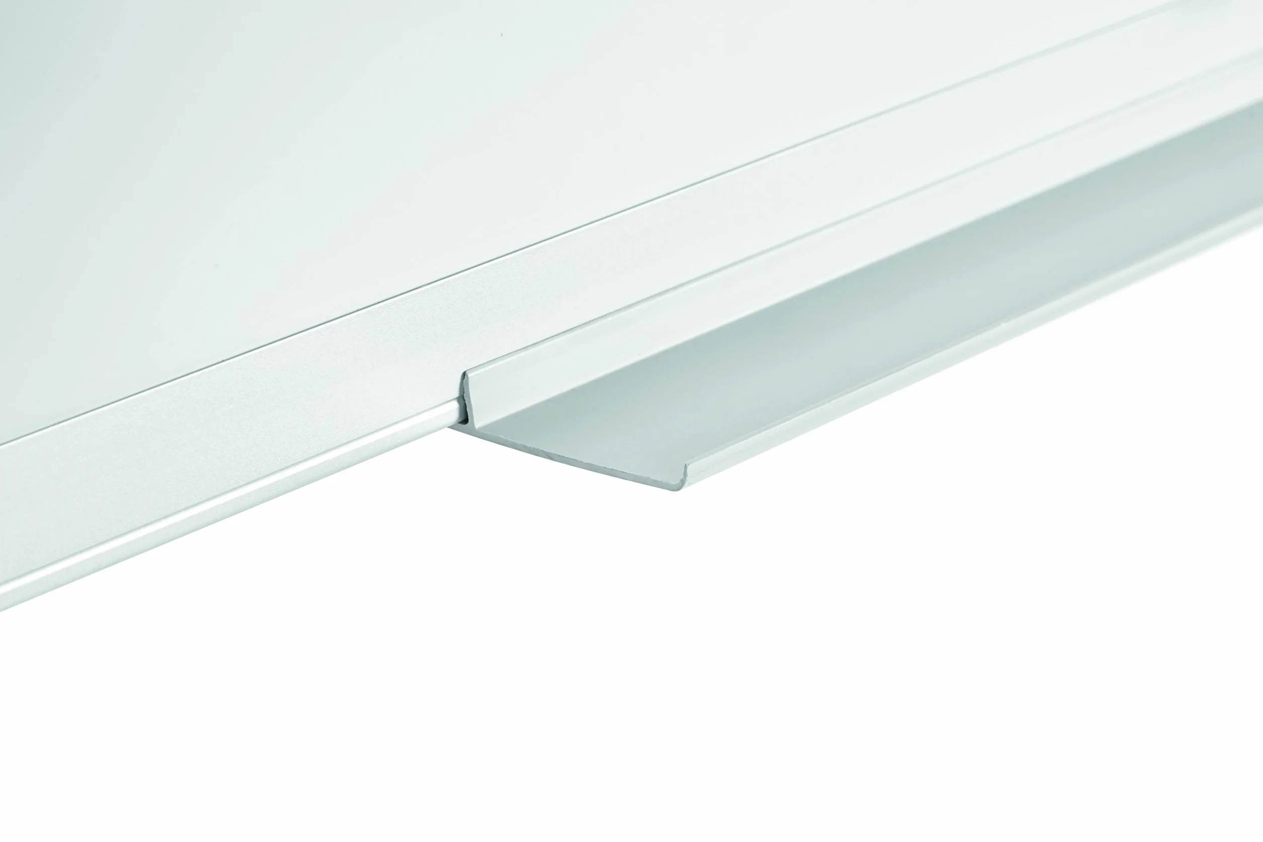 Pizarra Blanca Magnética 105 x 75 cm Acero Lacado Borrado en Seco Marco Aluminio Bandeja