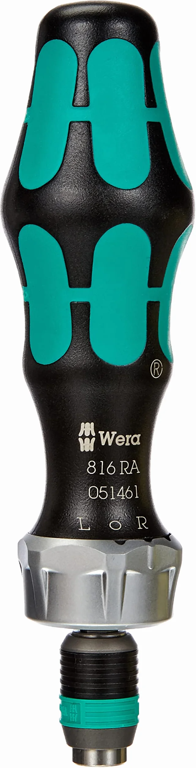 Wera 05051461001 816 RA - Destornillador de carraca, 1/4" x 142 mm