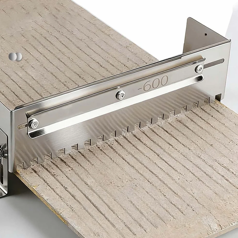 Juego de paletas dentadas ajustables, 2 piezas para herramienta de peine de mortero para suelos de baldosas de 300-600 mm, rango de 400-800 mm, ranura de yeso (300-600 mm)