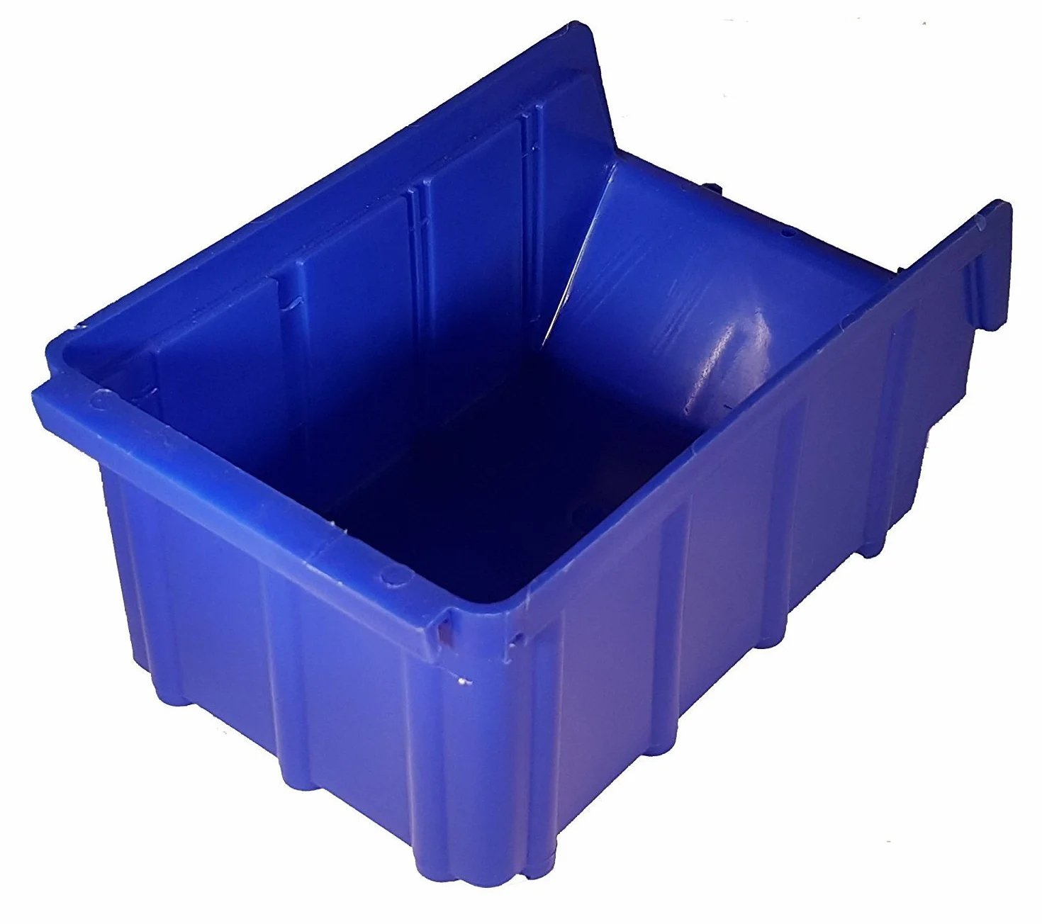 S&S-Shop - Caja apilable (102 x 167 x 76 mm), color azul