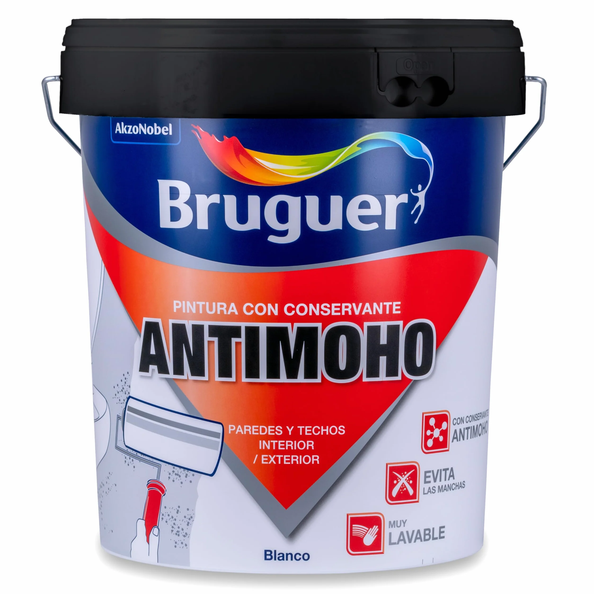 Bruguer Pintura con Conservante Antimoho Mate Blanco 4 L