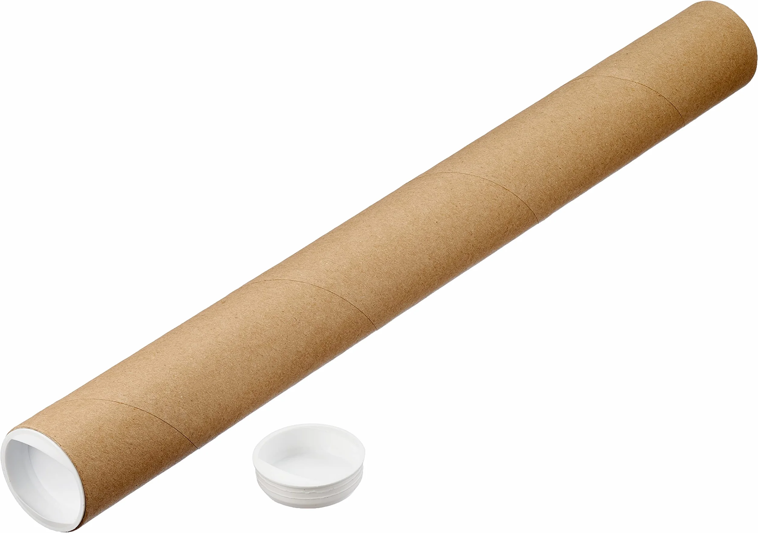 Q-Connect Tubo de Cartón Portadocumentos Tapa Plástico 40x430 mm