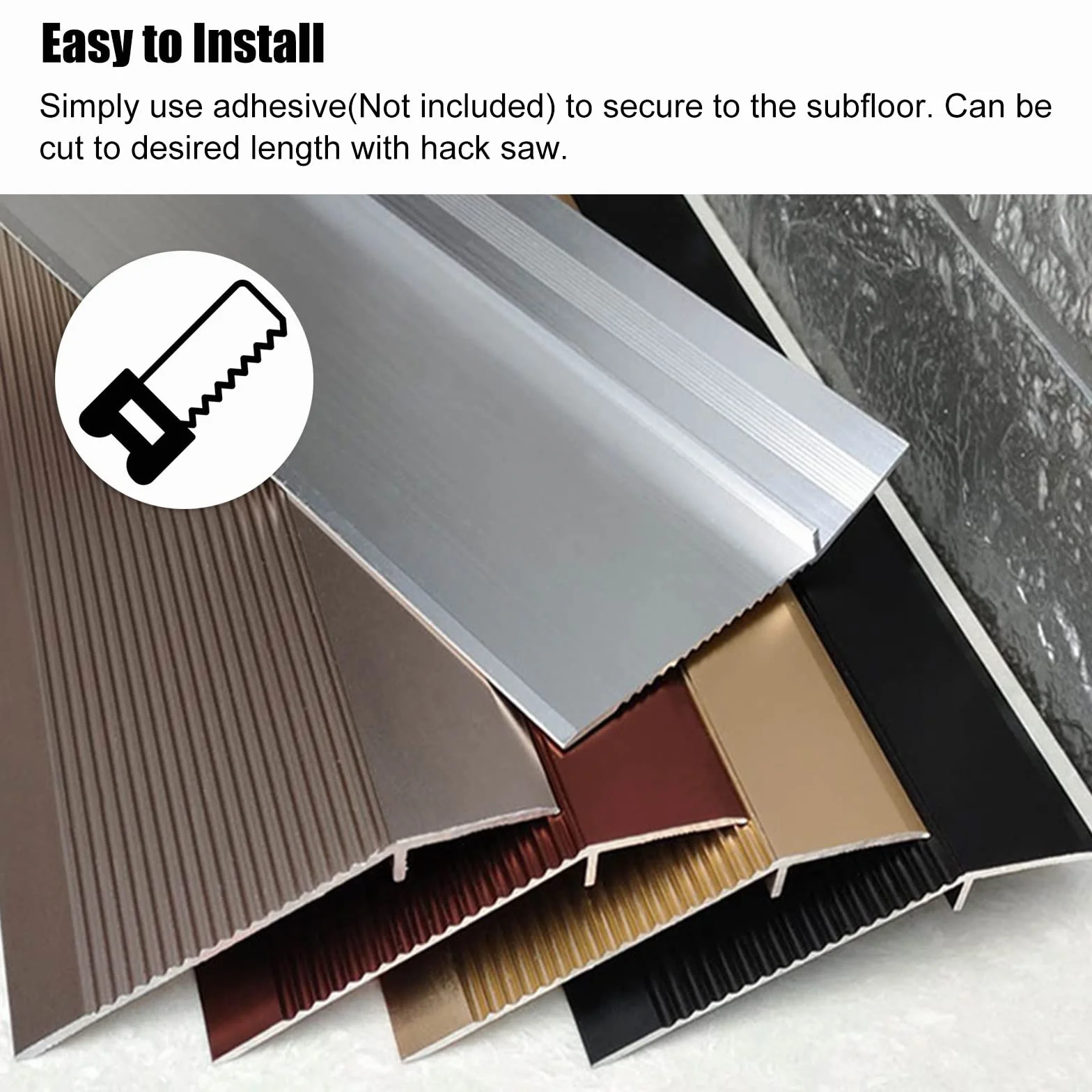 Tapajuntas Suelo 10cm Extra Ancho Tira De Transición De Piso De Aluminio, Reductor De Umbral De Alfombra/Baldosas para Pisos De Vinilo, Rampa De Entrada para Caminantes Caseros