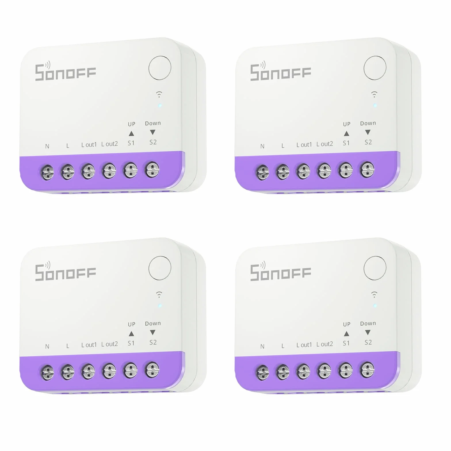 SONOFF Interruptor Inteligente para Persianas 4 pack