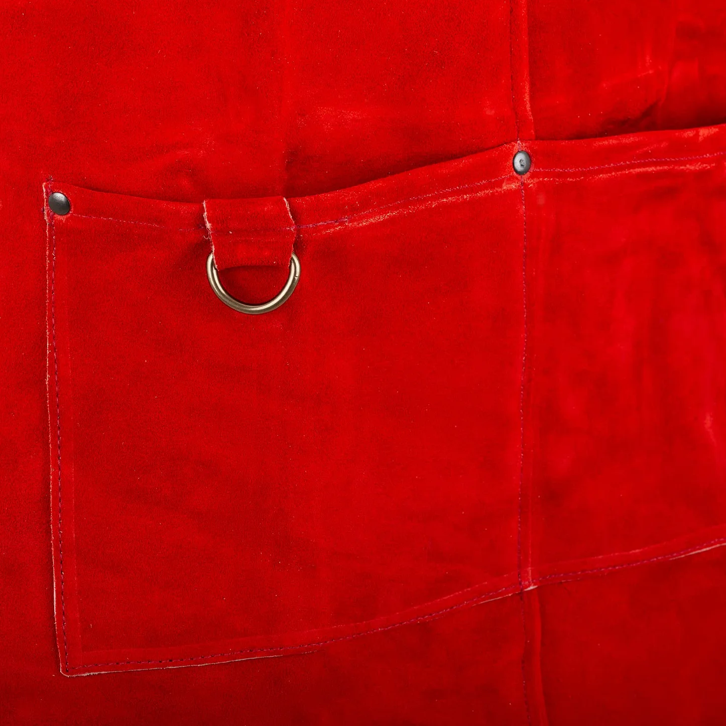 Telwin 804369 Delantal de Soldadura en Serraje, EPI, 4 Bolsillos