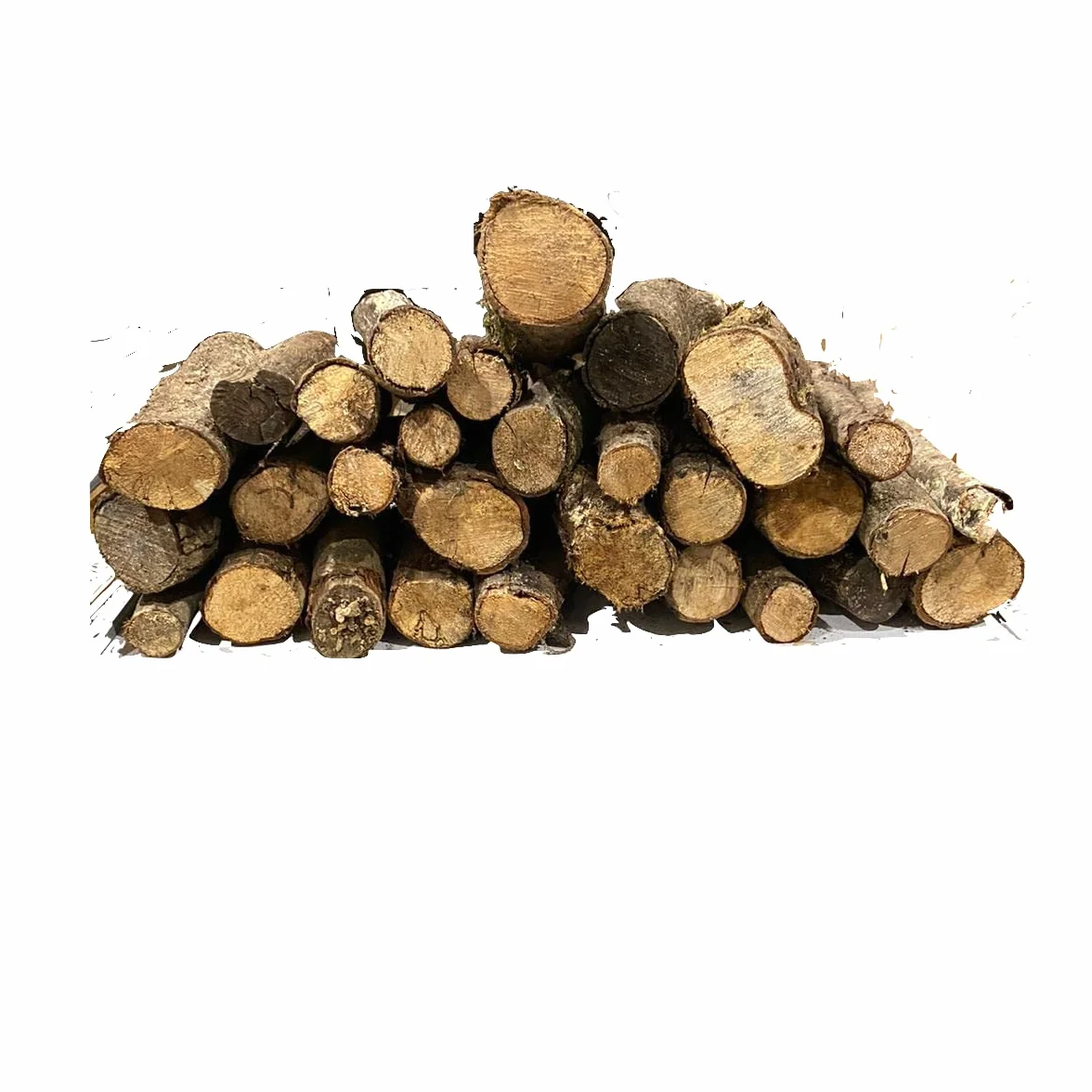 Jandei - Leña de Roble (24Kg) Tronco Mediano 30-40cm. Totalmente Seca, para Chimeneas, Barbacoas, Calderas, Estufas y Cocinas. Origen España, Marrón, JNM-0001