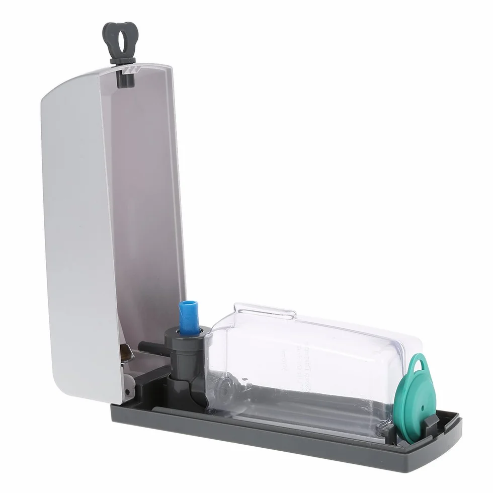 TFixol Dispensador de jabón manual 300 ml para montar en la pared baño champú líquido