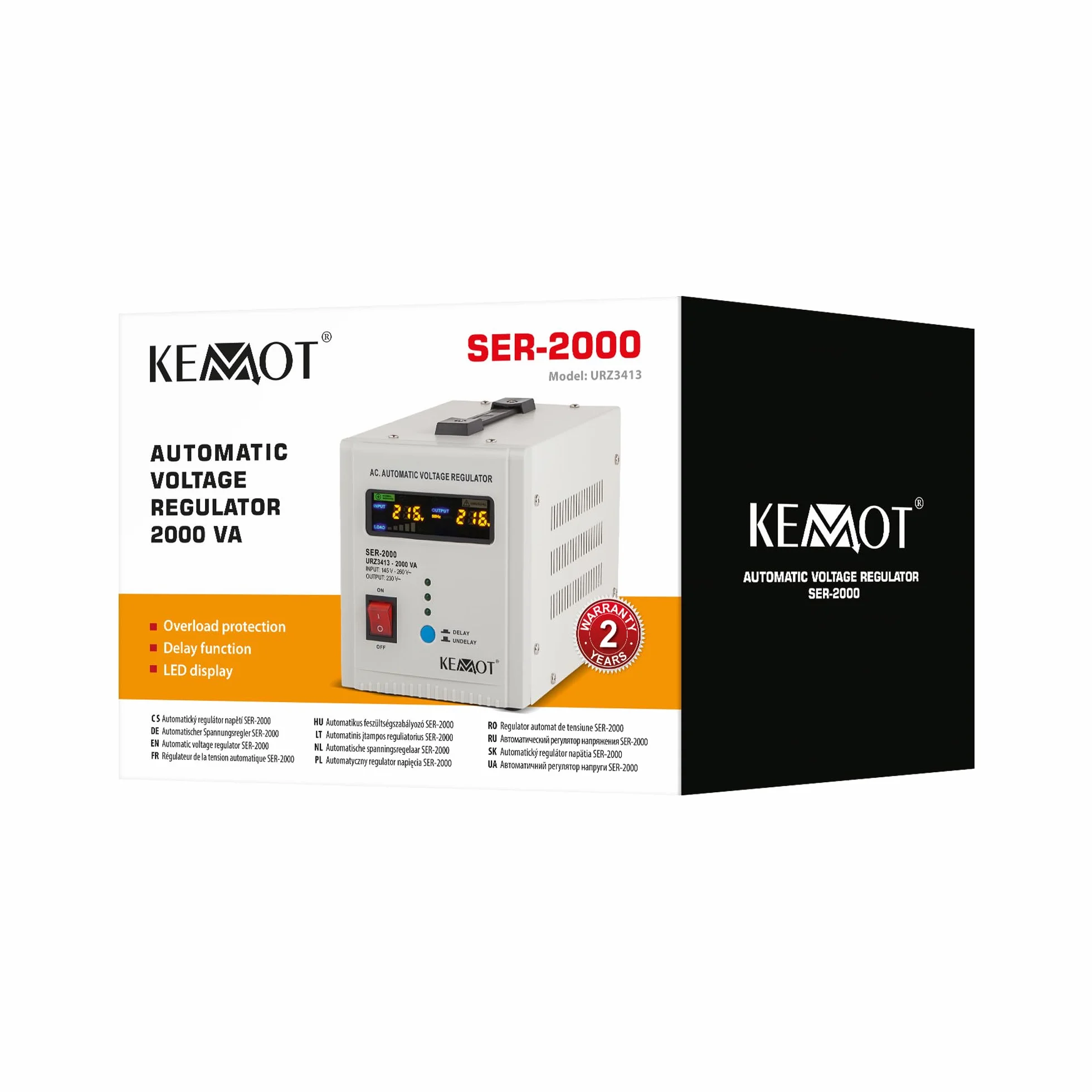 Regulador de Voltaje automático Kemot SER-2000