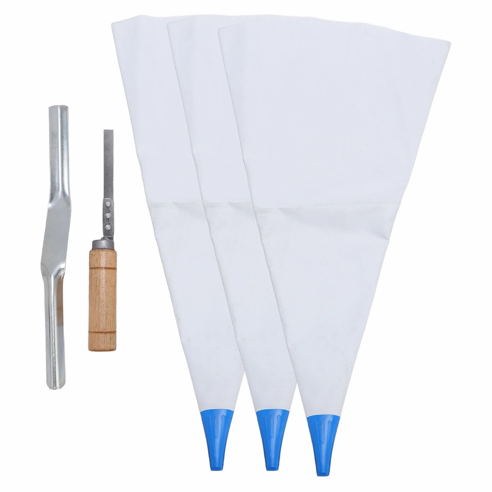 3 Bolsas de Mortero para Mampostería de Alta Resistencia con Llagueador para Ladrillos y Puntero para Rejuntado, Bolsa Selladora de Juntas, Bolsa de Relleno para Aplicar