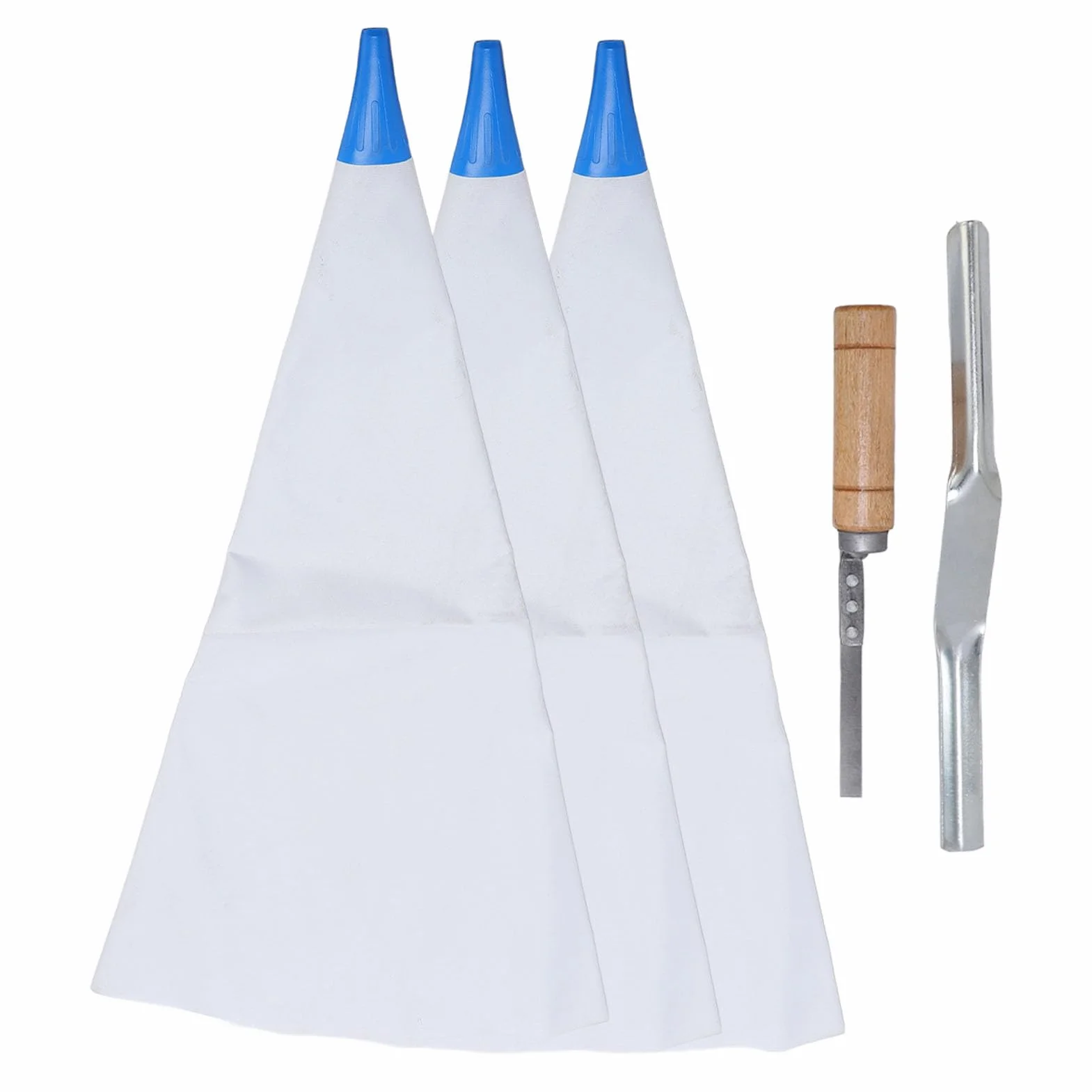 3 Bolsas de Mortero para Mampostería de Alta Resistencia con Llagueador para Ladrillos y Puntero para Rejuntado, Bolsa Selladora de Juntas, Bolsa de Relleno para Aplicar