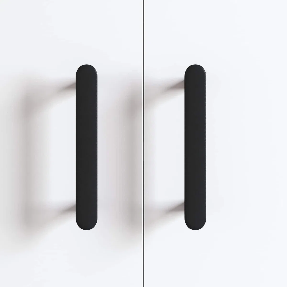 Tirador de armario de hierro negro mate, 121 x 16,6 x 28,3 mm, 474 unidades, tiradores de muebles, tiradores de armario, tiradores de cajones para cocina, cómodas, manualidades, estilo