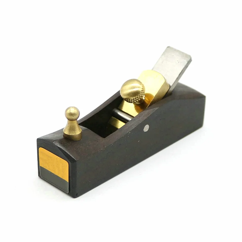 Herramienta de cepillo de carpintería,Mini cepillo Mini cepillos de mano for bricolaje, herramientas de carpintería de ébano for carpintería, juego de 5 piezas o 1 cepillo de mano(A)
