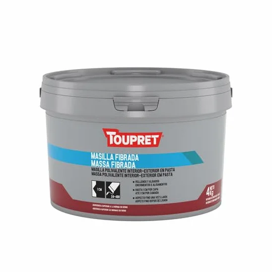 Toupret Masilla Polivalente Fibrada 4 Kg