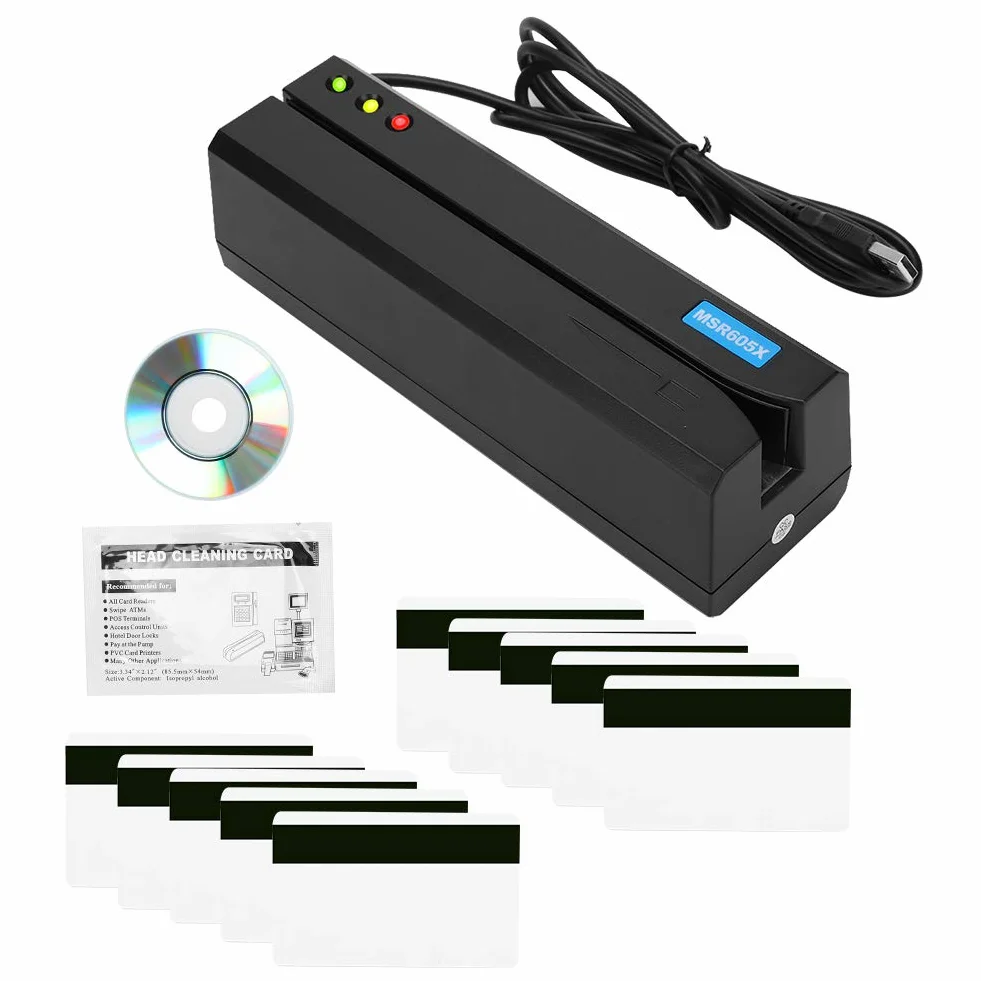 MSR605X Lector De Banda Magnética Escritor 3 Pistas LED