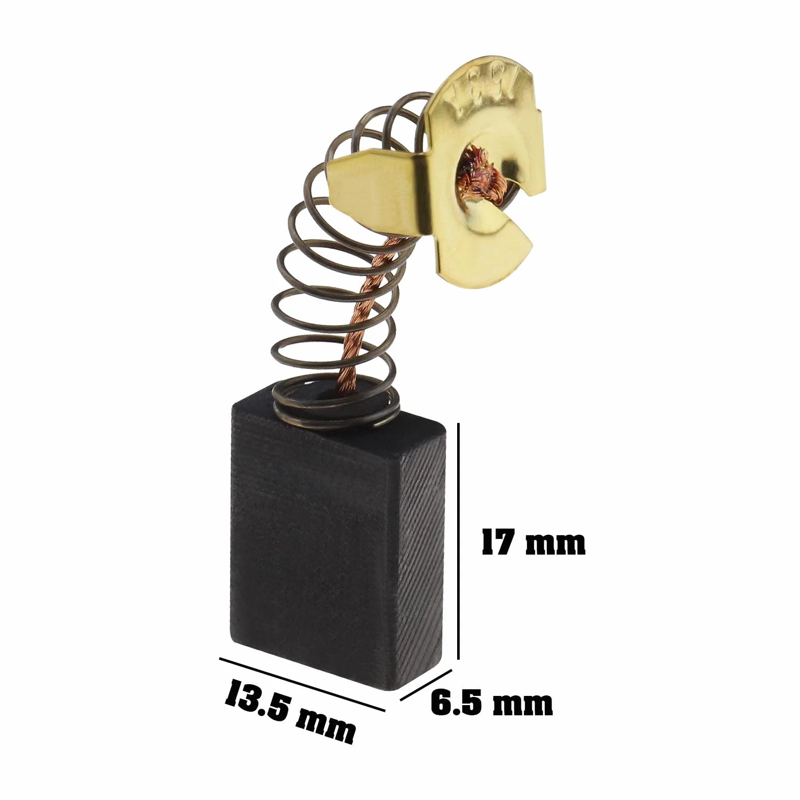 Escobillas de Carbón Compatibles con Güde GRK 250/300 Sierra Ingletadora 6,5x13,5x17mm