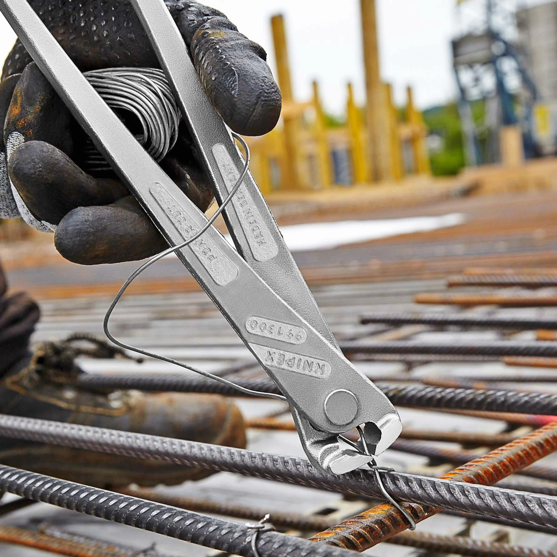 KNIPEX Tenaza rusa de fuerza gran efecto palanca cincado brillante 300 mm, 99 14 300 EAN