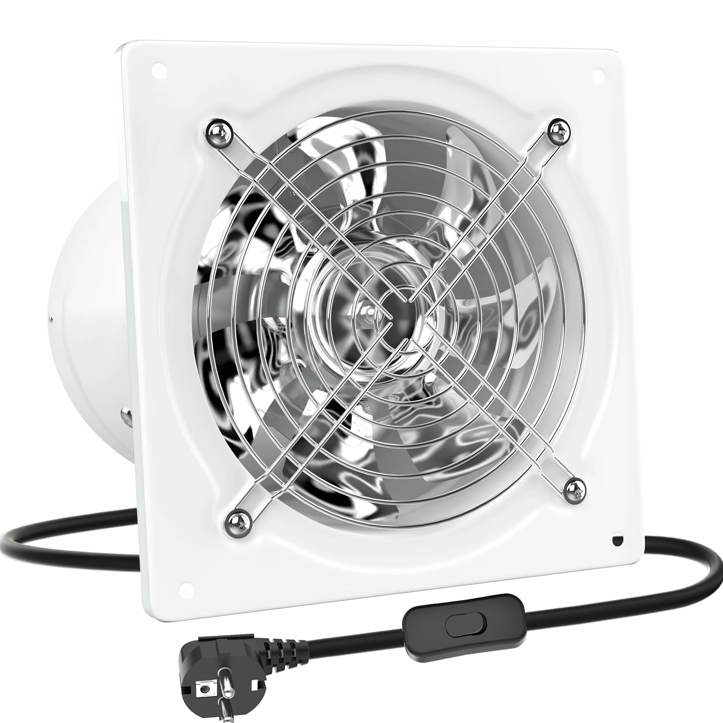 HG Power Ventilador de aspiración 150 mm 525 m³/h Blanco