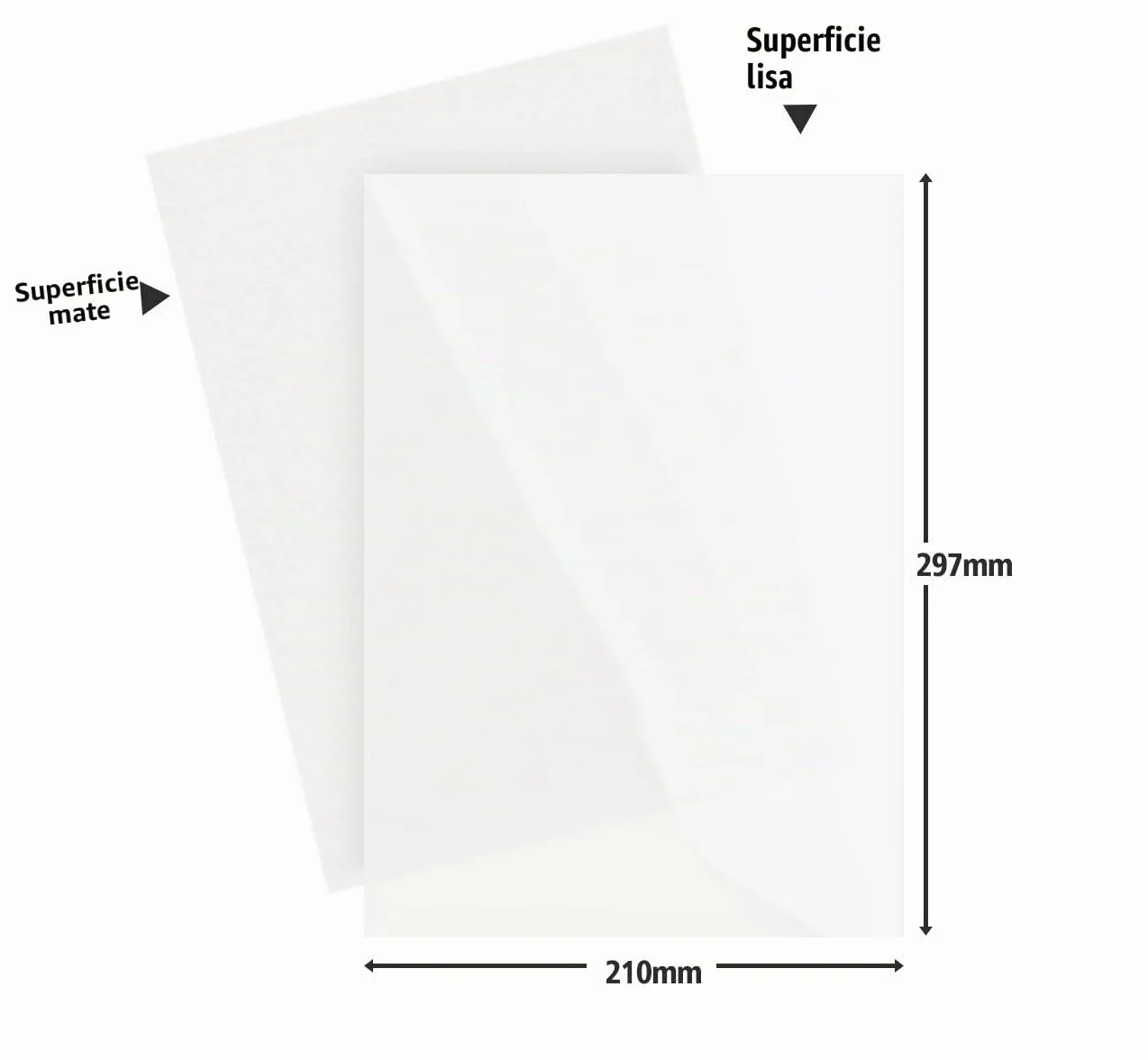Sweelov Lot de 10 hojas de película de plástico retráctil imprimable A4 termorretráctil transparente para manualidades