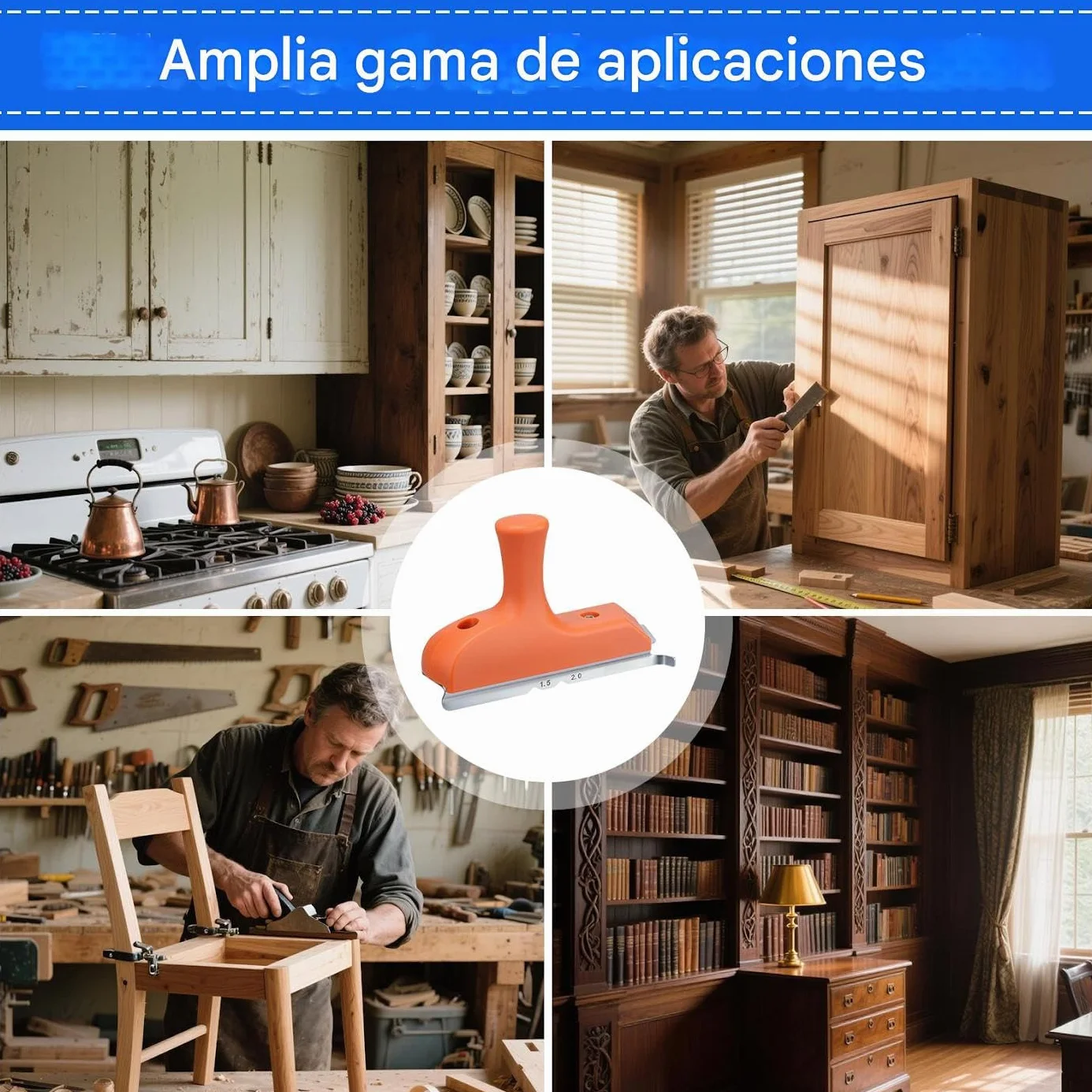 Recortador de Bordes de - Cepilladora Manual Para Rebabas De Cantos,Herramienta Manual Para Carpintería Con Cuchilla Biselada Para Recortar Cantos Rectos Y Curvos De Pvc Y