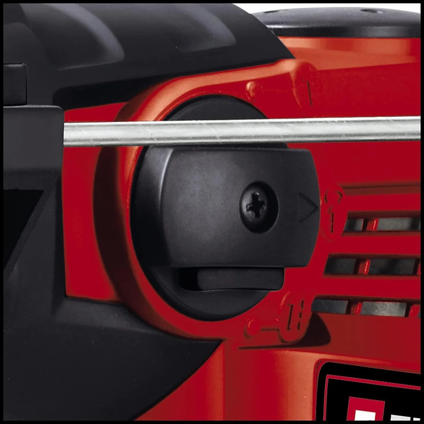 Einhell Martillo perforador con cable - TC-RH 1600. 240 V, 1600 W, 4 J, taladrado de impacto/cincelado neumático, portaherramientas SDS-plus, tope de seguridad de sobrecarga. Incluye maletín
