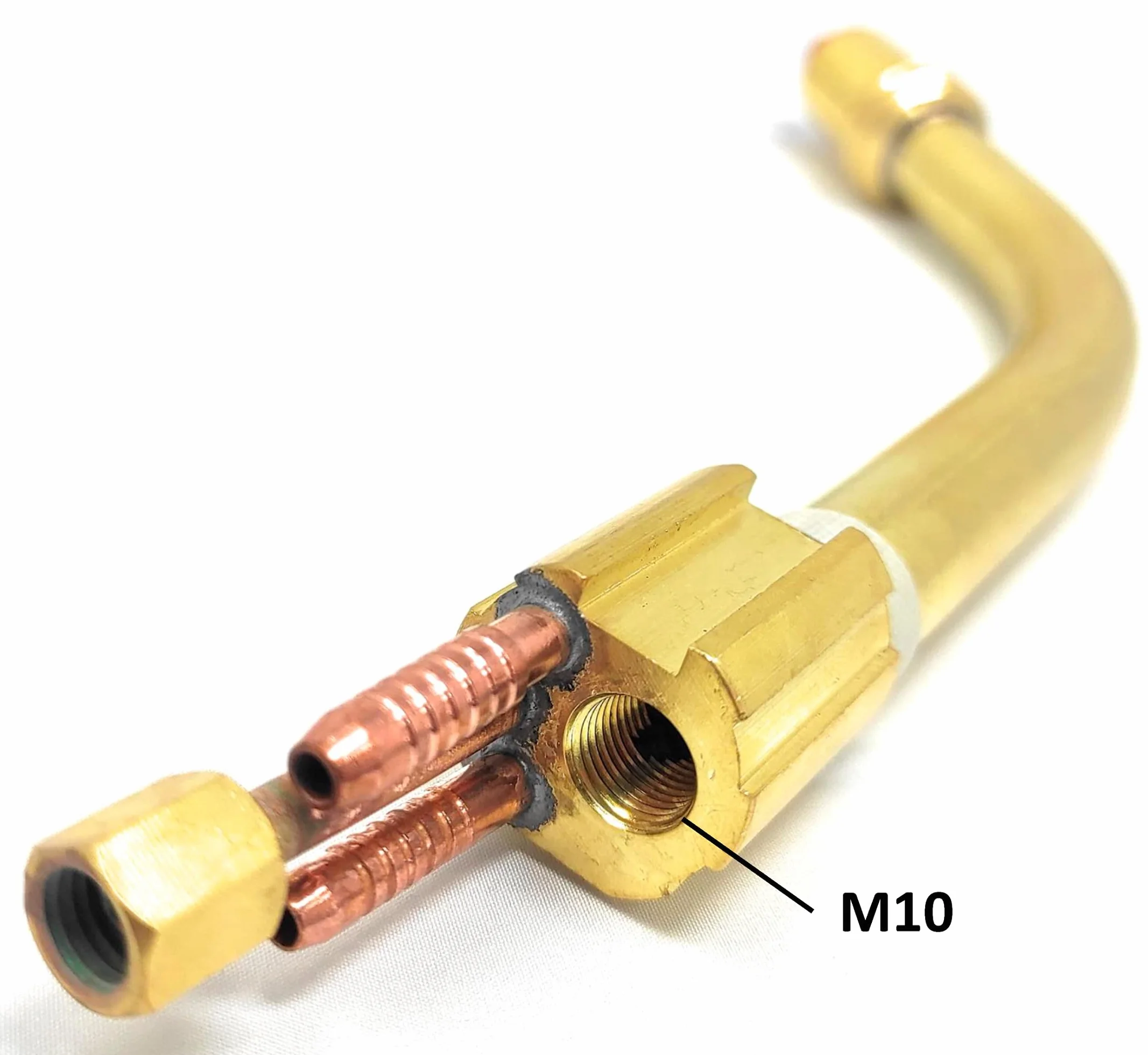 ELCAN Pack de una cabeza para antorcha 501D y guia hilo rojo de 4 metros para hilo 1,0-1,2mm para antorcha mig mag. Consumibles y accesorios pistola soldar. Cuello cisne para torcha soldadura MB501