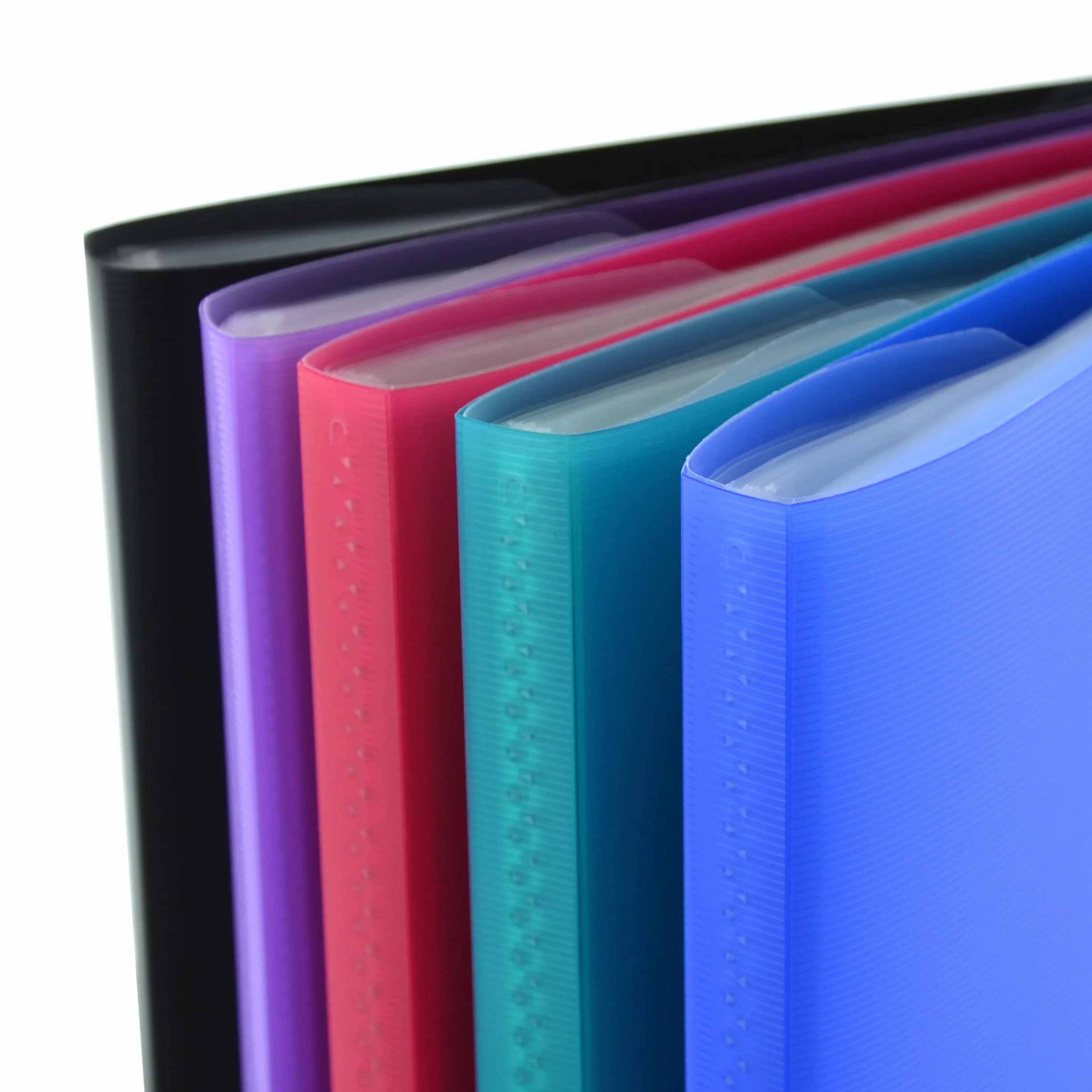 Office Box Carpeta de Fundas Active A3 Vertical 40 Fundas Ultra Cristal Reciclable Negro