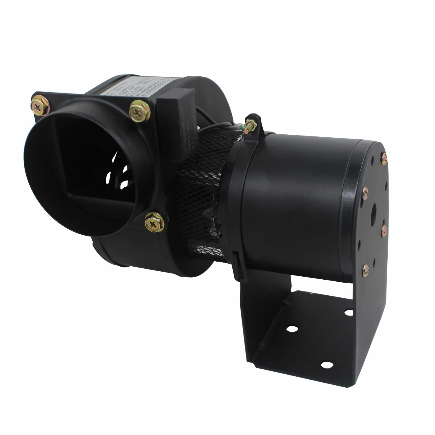 Ventilador centrifugo 220v motor extractor caldera radial max.200℃ ventilador estufa pellets industrial 25w 45w 50w (25W)