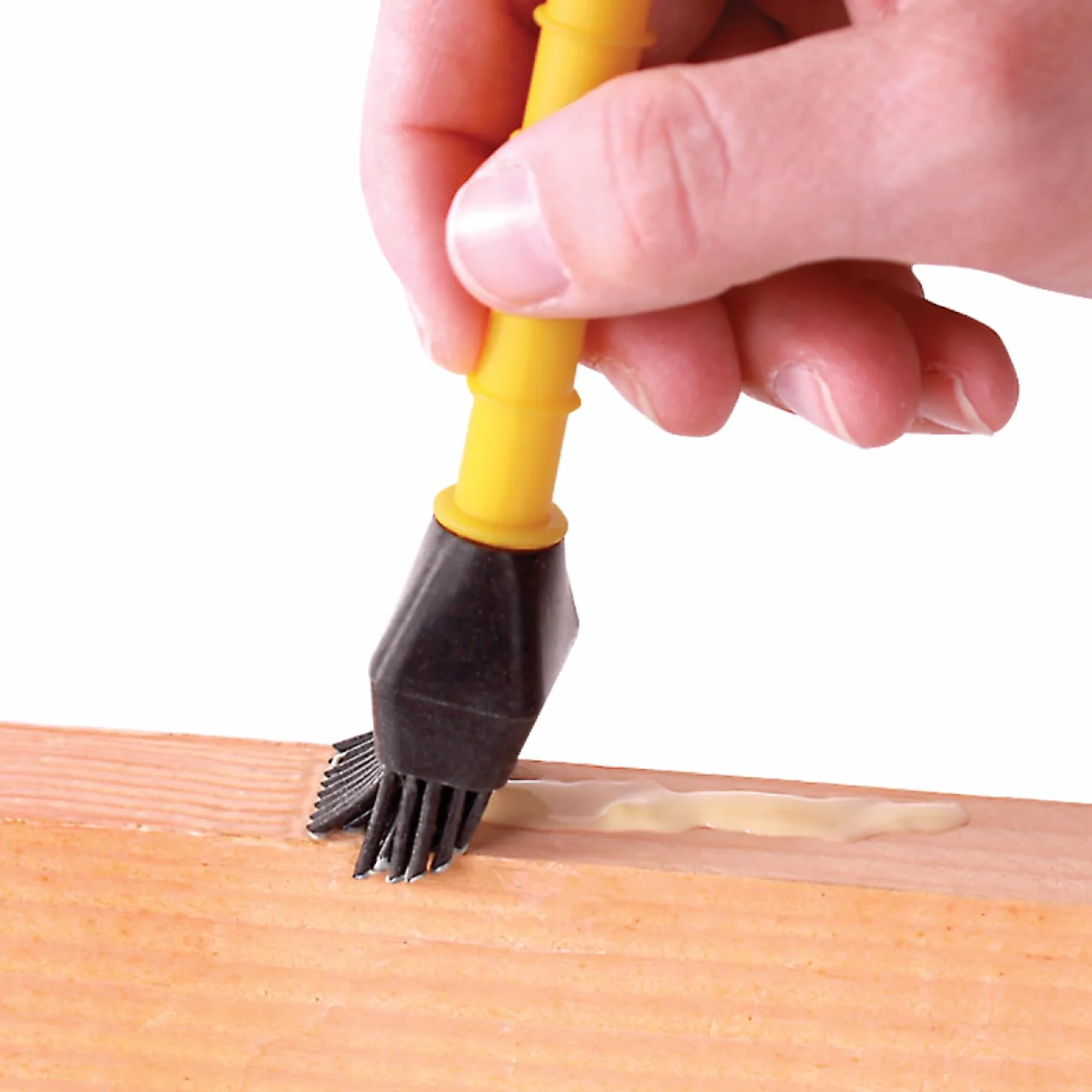 Titebond II Premium - Pegamento para madera (2 unidades, 473 ml, resistente a la intemperie, adhesivo para madera para interiores y exteriores, incluye aplicador de pegamento Titebrush, pincel de