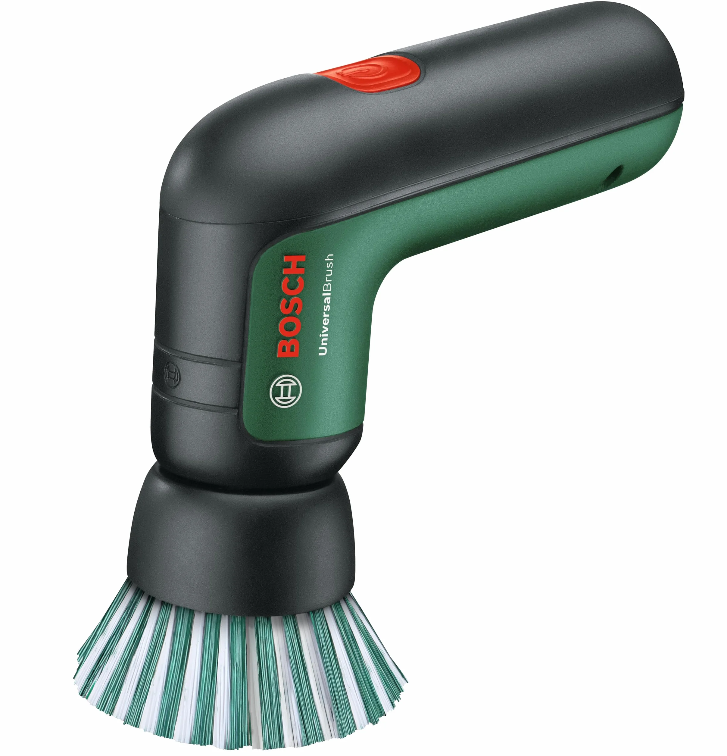 Bosch Cepillo de Limpieza eléctrico UniversalBrush (Incluye batería de 3,6 V integrada, 1 Cable Micro USB y 4 Accesorios de Limpieza, en Caja de cartón)