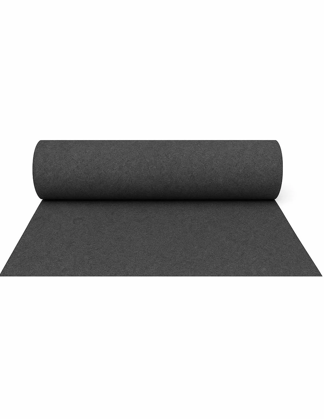 Jardin202 - Alfombra para Eventos Moqueta Ferial | 2m Ancho 2 Metros (Ancho) x 15 Metros (Largo) (05 - Gris Oscuro)