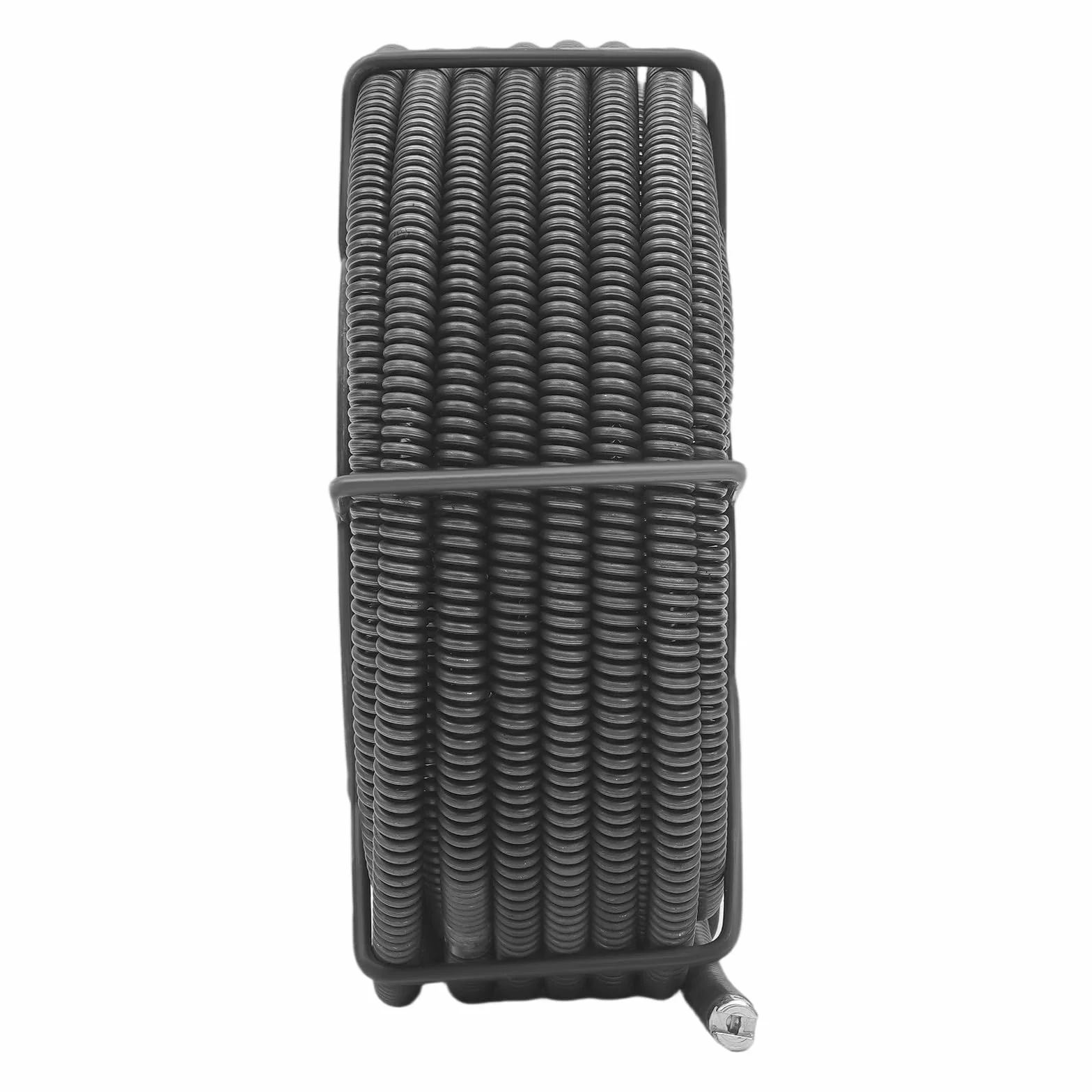 Juego de espirales para limpieza de tuberías, 20 m, 16 mm de diámetro del muelle, espiral, desagüe, limpieza de tuberías, acero al manganeso para obstrucciones persistentes