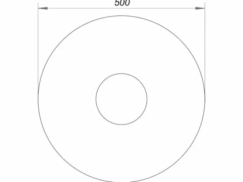 Dallmer - El manguito de conexión s 15 d epdm: 500 mm 790 125