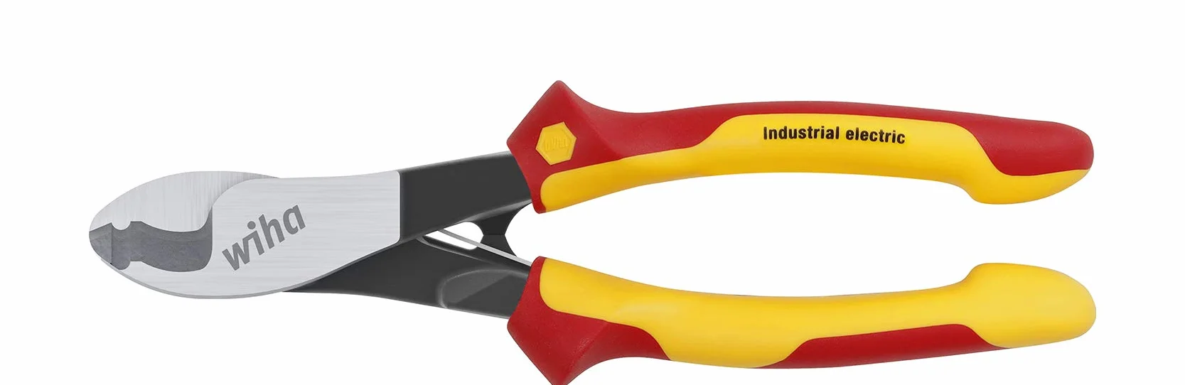 Wiha Alicates para corte de cables Industrial electric con resorte de apertura conectable y desconectable 180 mm, 7" (43661)