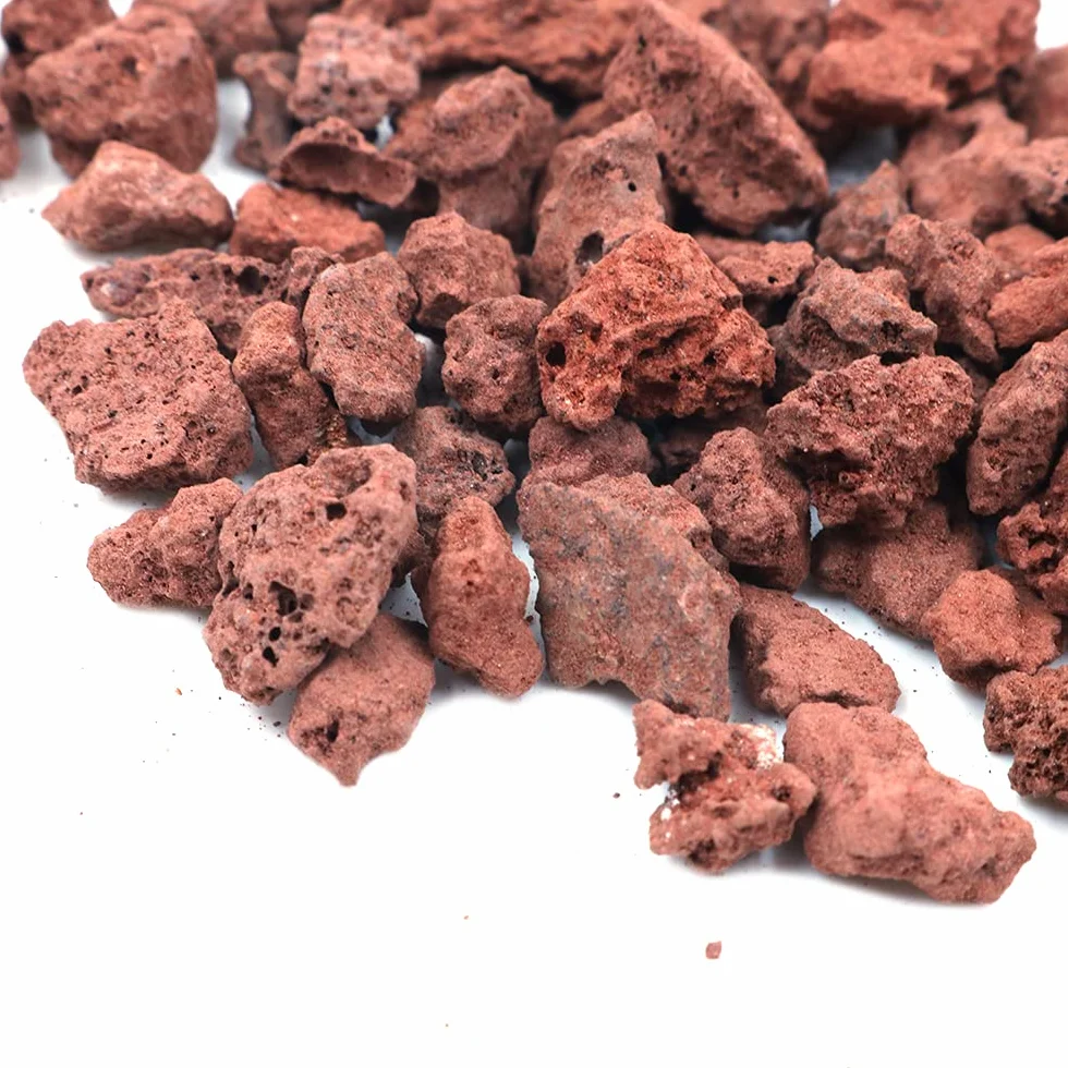 Gránulos de Roca de Lava 240g 3-5 mm para Cuencos de Fuego, Fogatas, Chimeneas