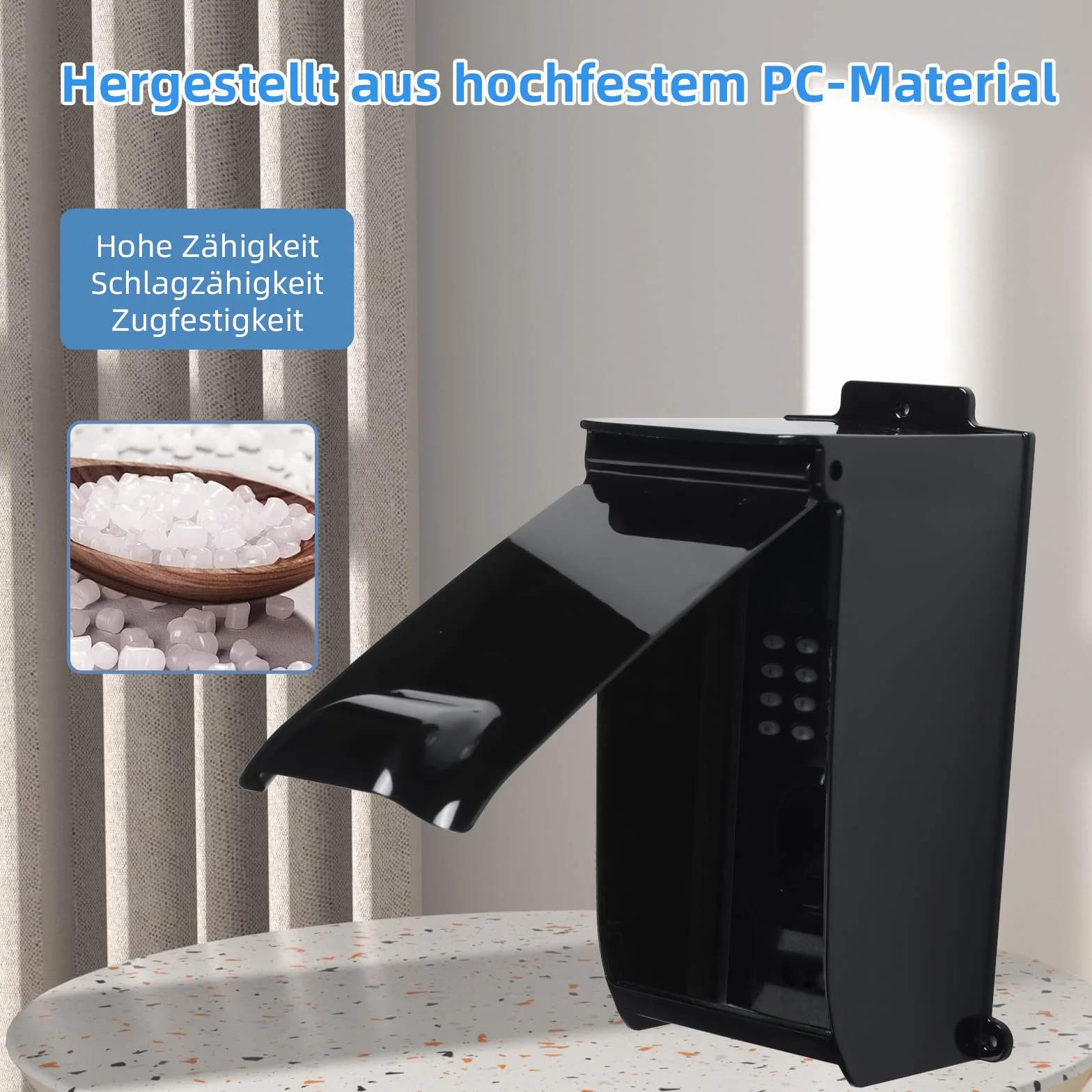 Renovar PC Cubierta impermeable para teclado de control de acceso, timbre de puerta exterior, caja de protección solar, cubierta de enchufe, control de acceso de huellas dactilares, cubierta